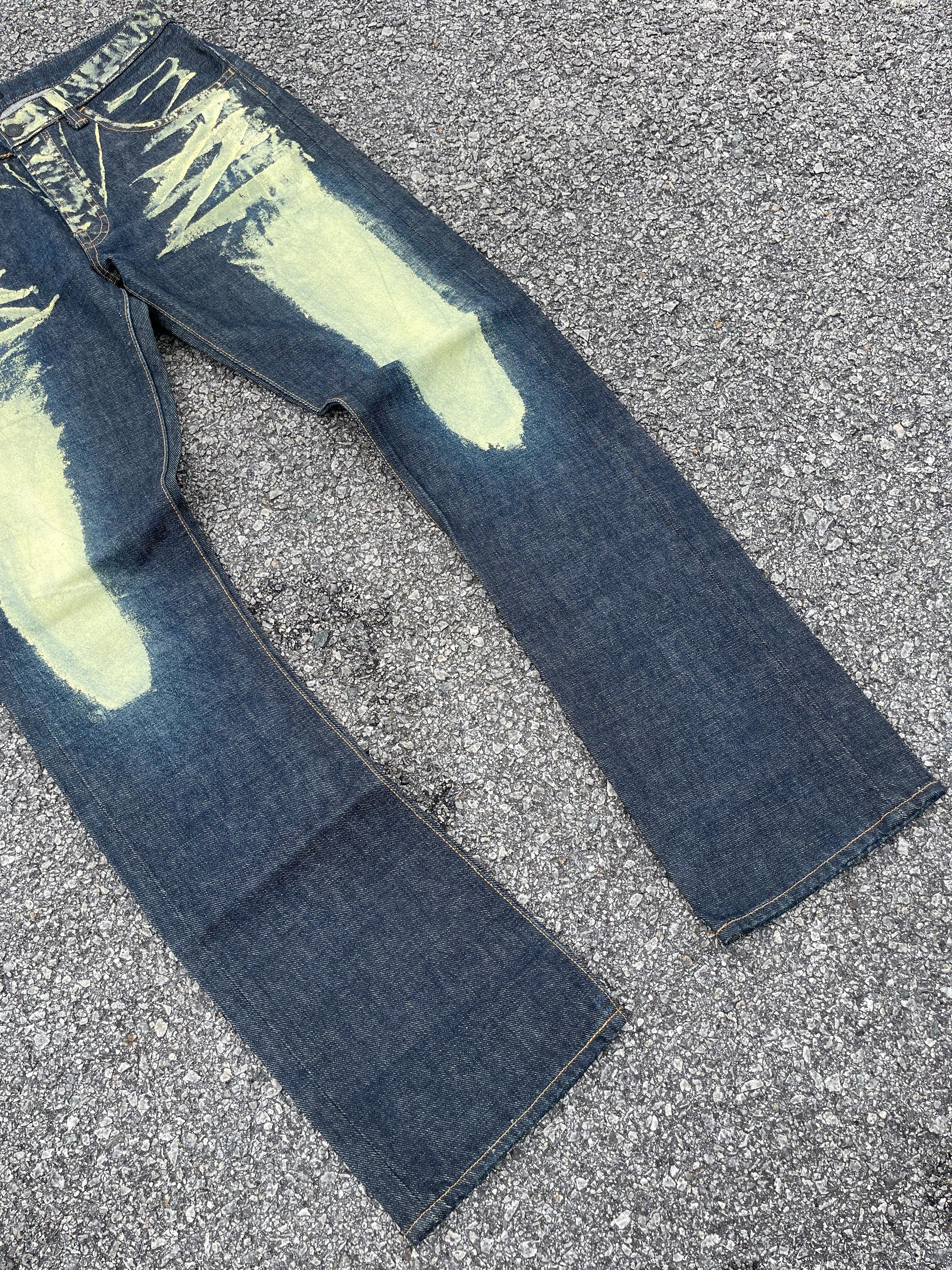 Beauty Beast × Big John × If Six Was Nine Big John Splatter Painter Straight Cut Denim Travis Scott Size US 32 / EU 48 - 4 Thumbnail