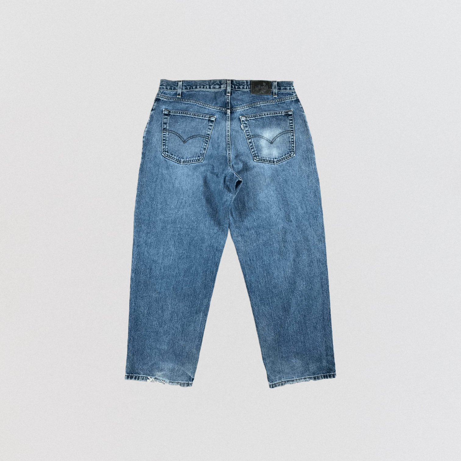 Levi's × Vintage Vintage Levis Silver Tab Baggy Jeans-JM2436 Size US 39 - 2 Thumbnail