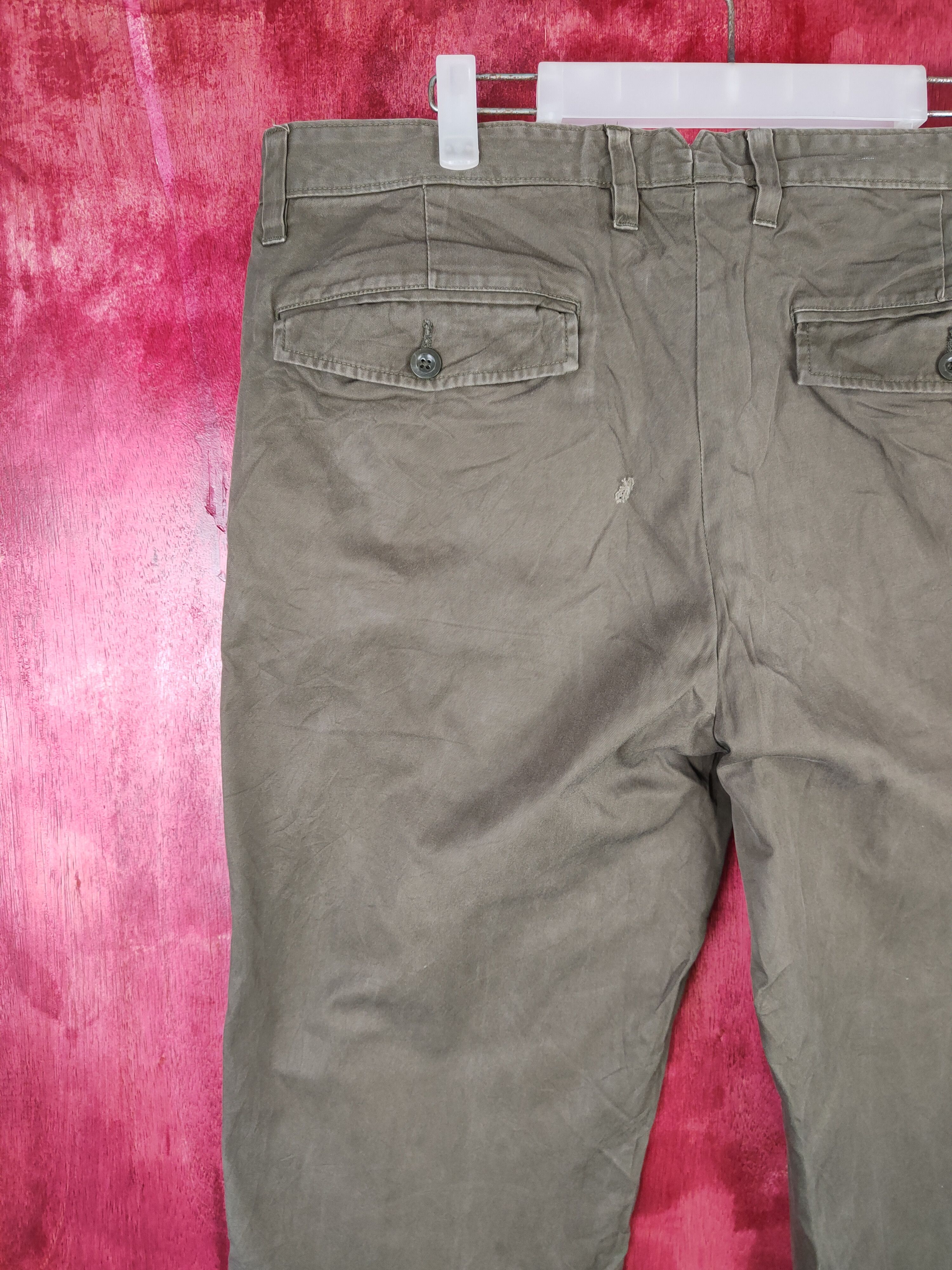 Gap × Japanese Brand GAP Dark Green faded Cargo Pants #4872 Size US 36 / EU 52 - 9 Thumbnail
