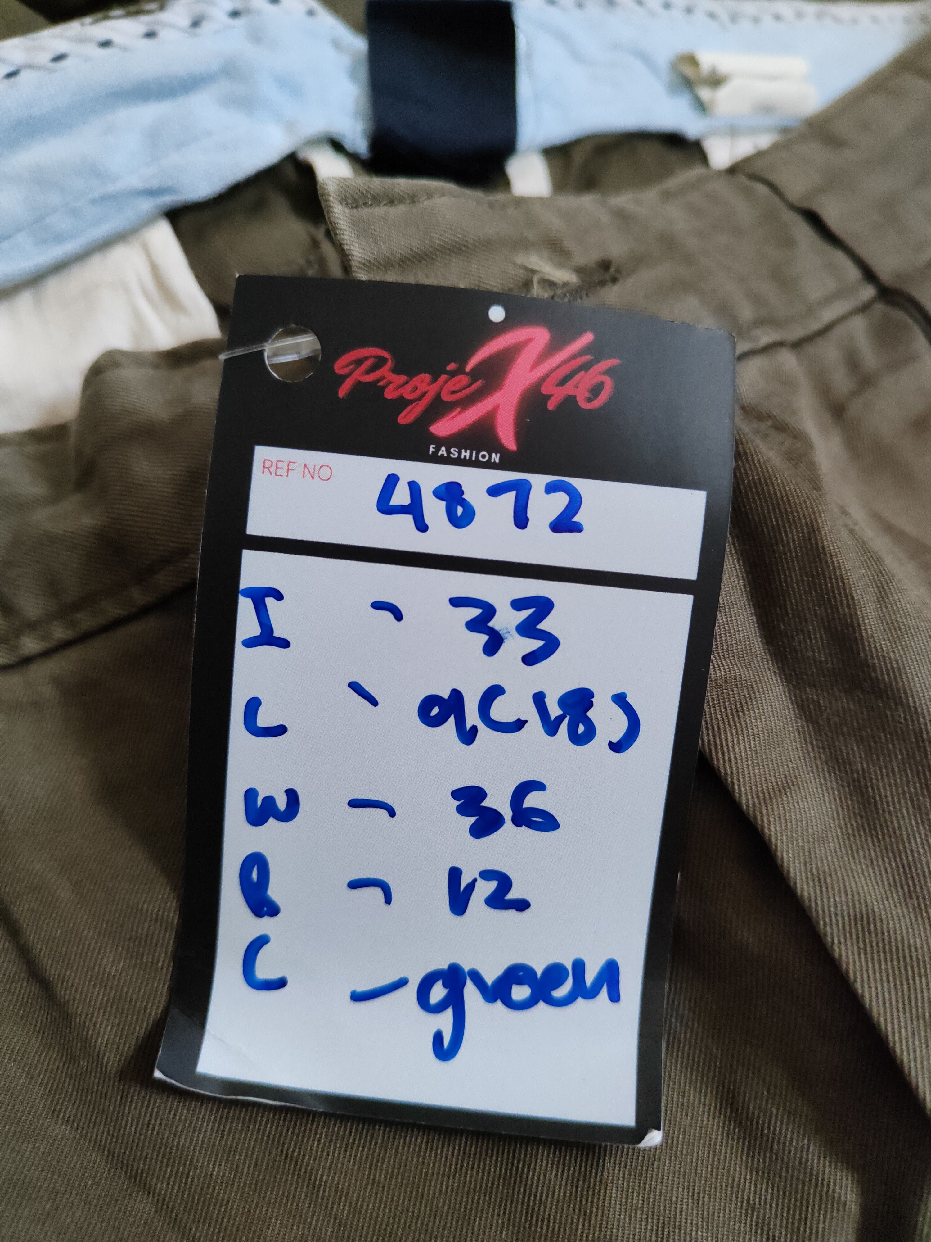 Gap × Japanese Brand GAP Dark Green faded Cargo Pants #4872 Size US 36 / EU 52 - 15 Thumbnail