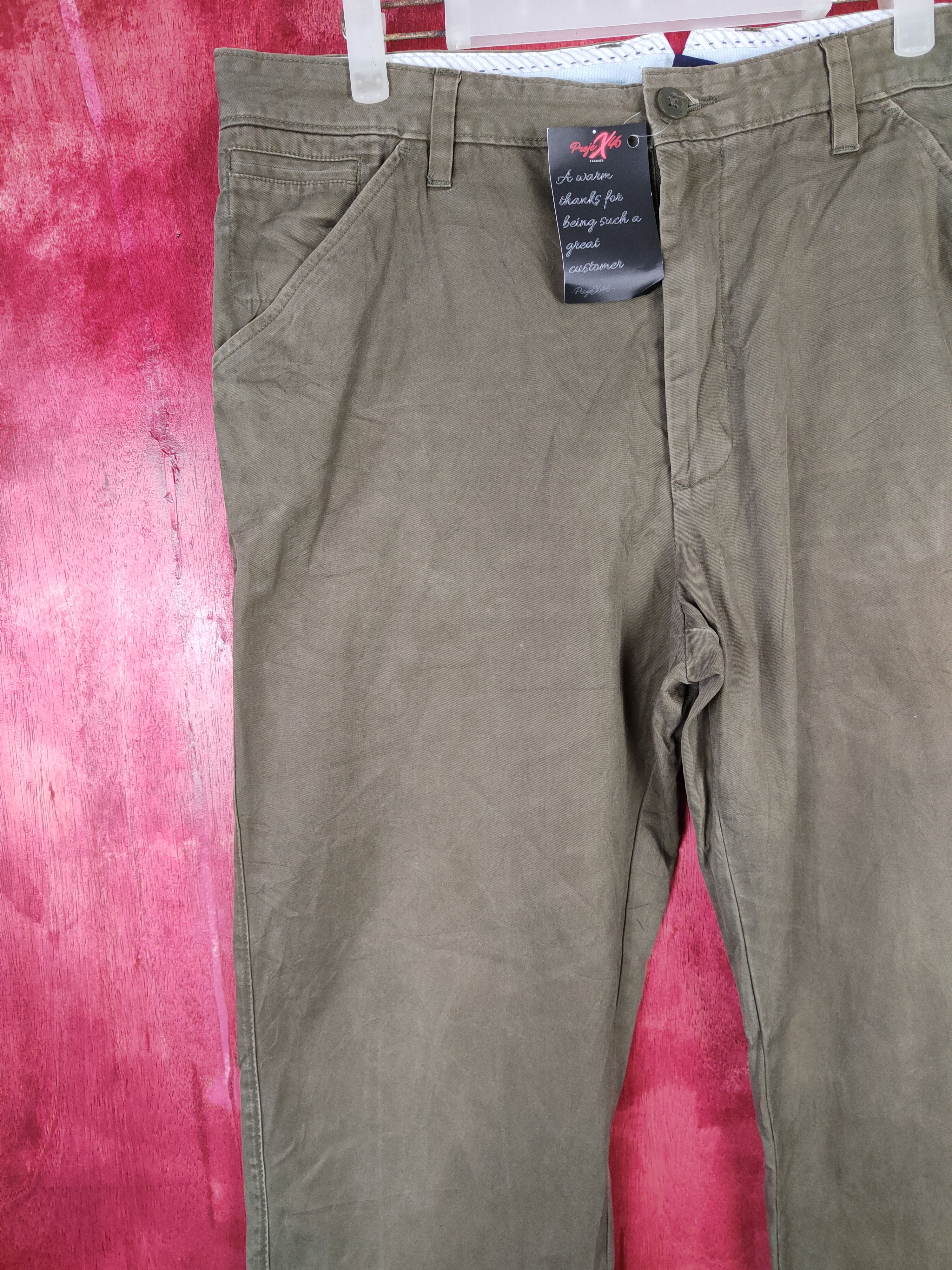 Gap × Japanese Brand GAP Dark Green faded Cargo Pants #4872 Size US 36 / EU 52 - 3 Thumbnail