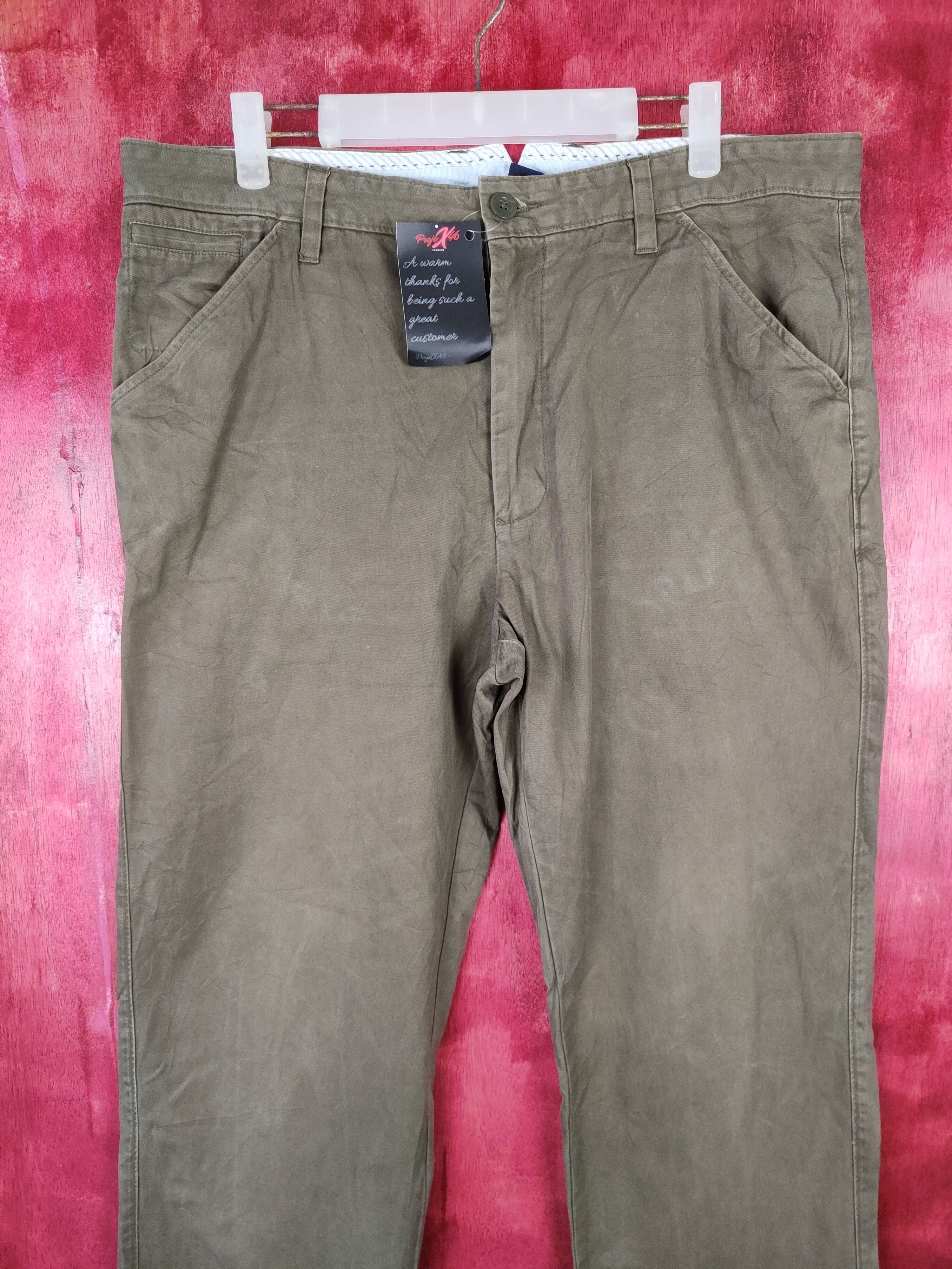 Gap × Japanese Brand GAP Dark Green faded Cargo Pants #4872 Size US 36 / EU 52 - 2 Thumbnail