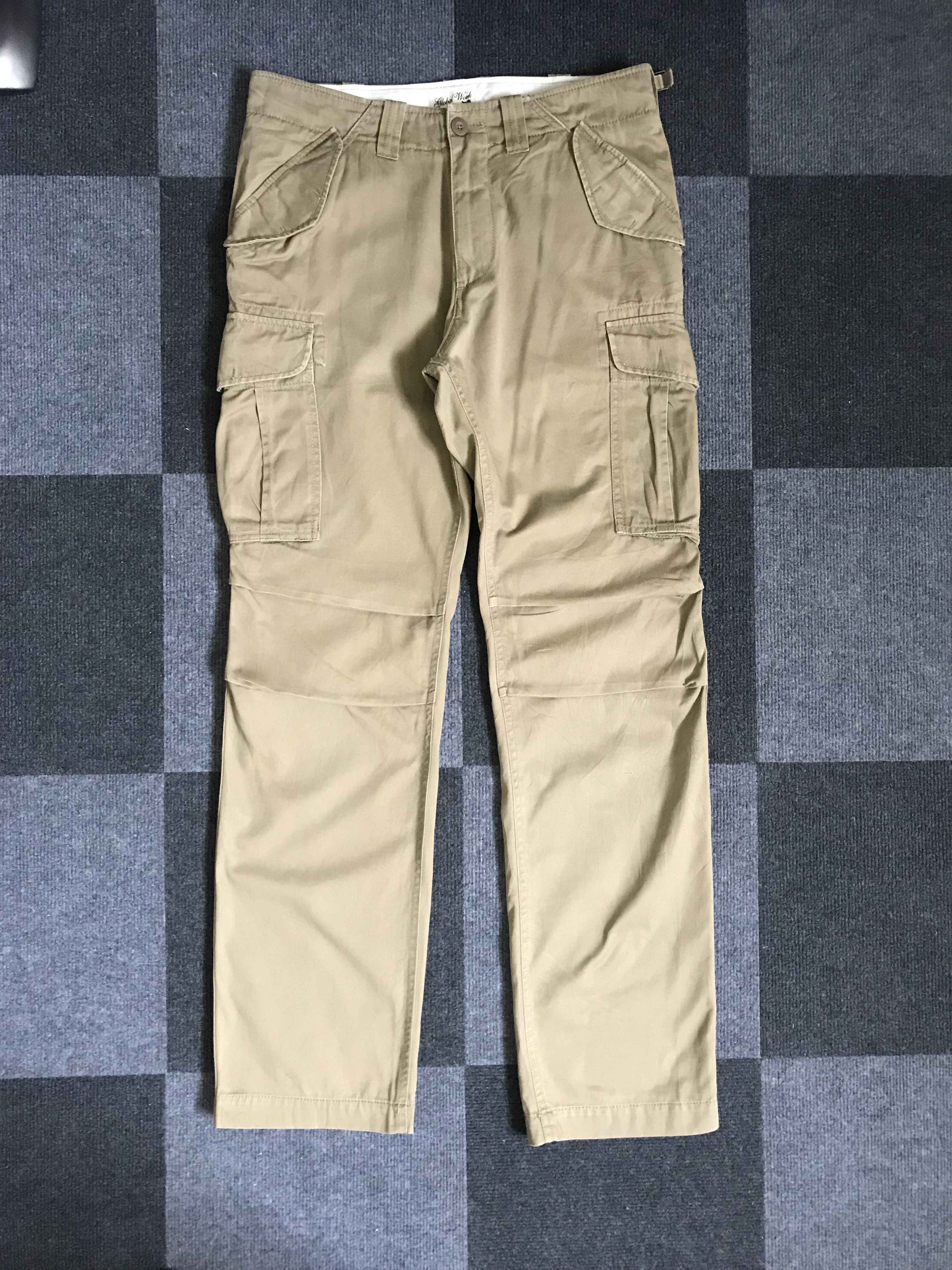 Image of Cp177 Global Work Japan M65 Design Military Cargo Pan in Khakis, Men's (Size 31)