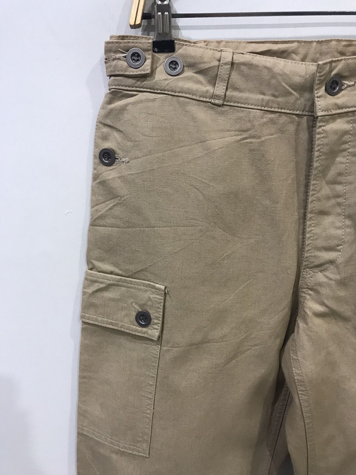 Designer × Japanese Brand LA MARINE FRANCAISE Japan Military Sturdy Cargo Pant Size US 32 / EU 48 - 3 Thumbnail