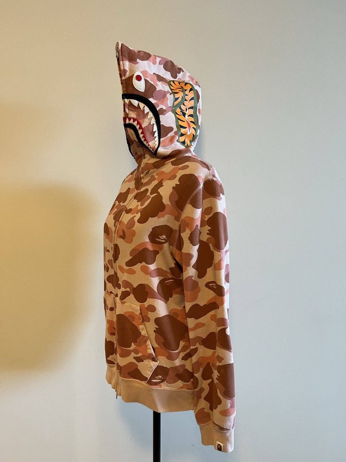 BAPE 1st COLOR CAMO SHARK FULL ZIP HOODIE