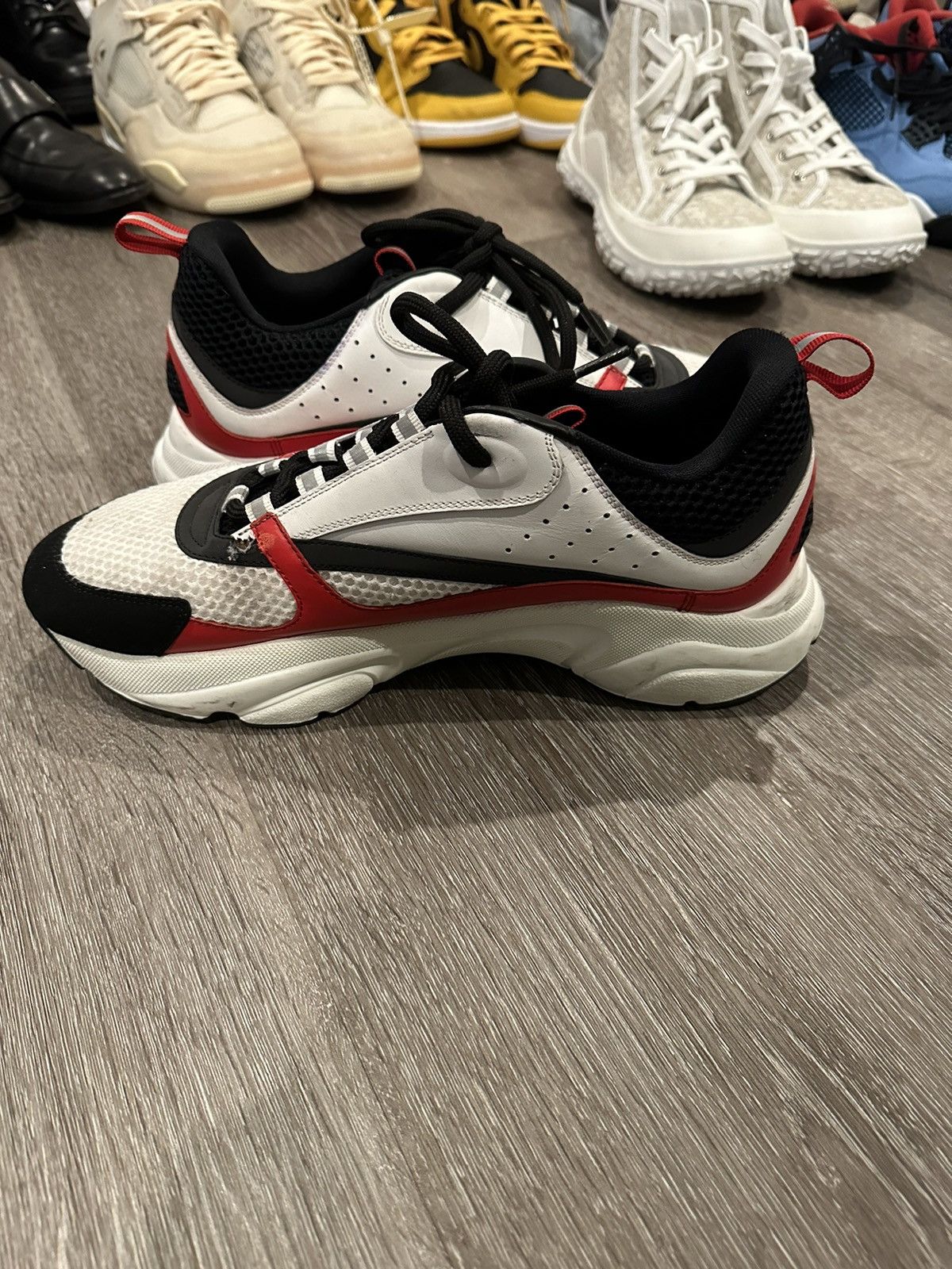 Dior Dior B22 White/Red Size US 12 / EU 45 - 3 Thumbnail