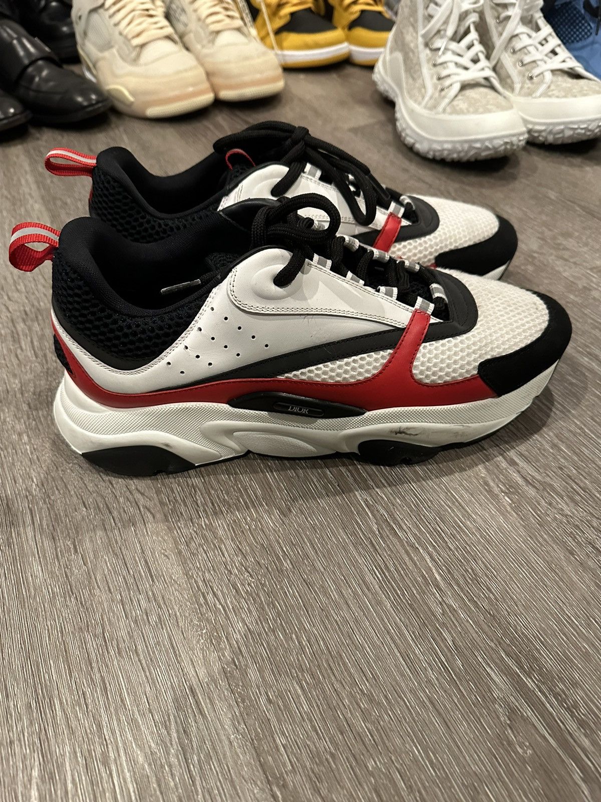 Dior Dior B22 White/Red Size US 12 / EU 45 - 1 Thumbnail