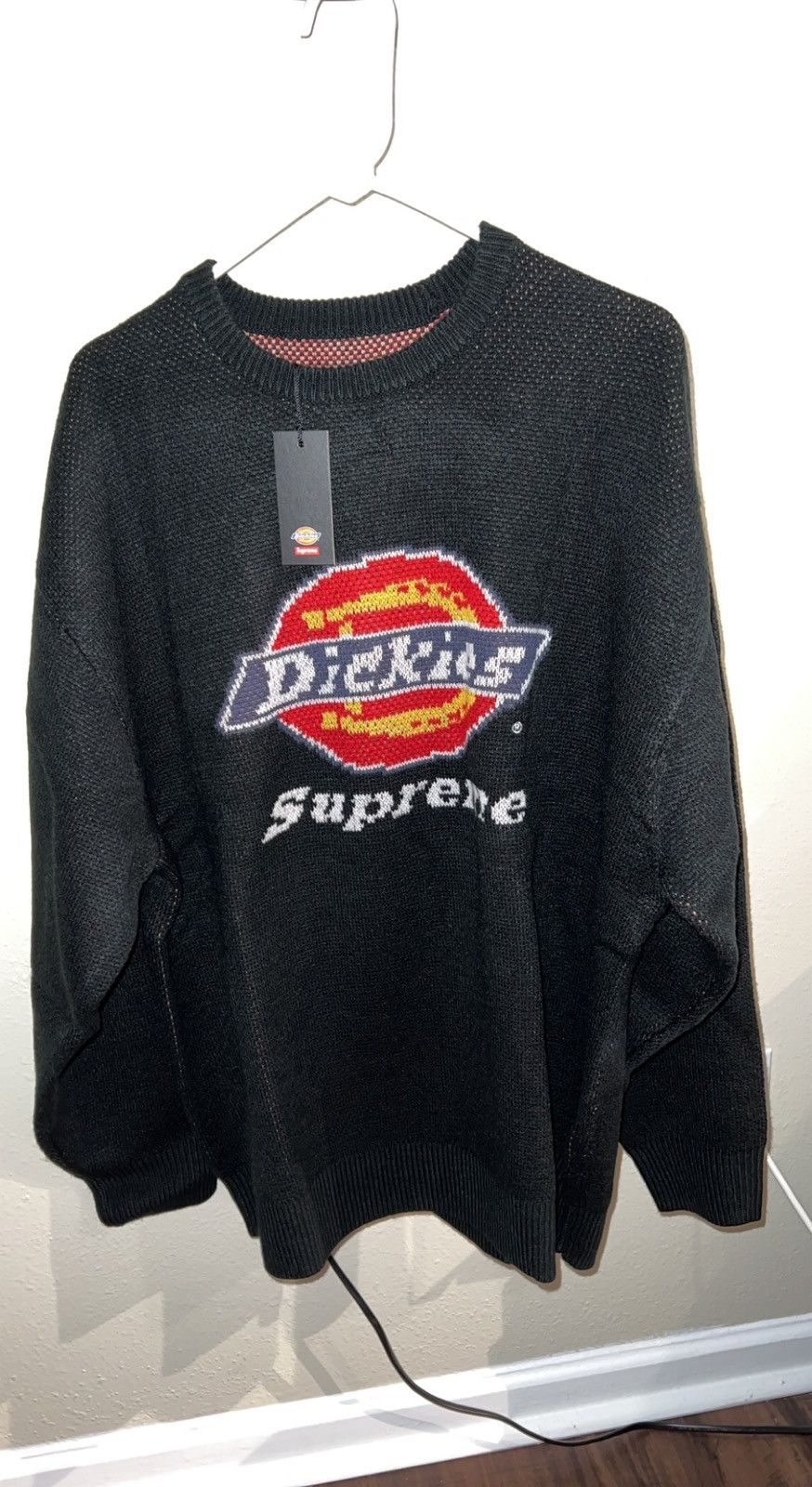 激安通販の supreme × black sweater dickies ニット/セーター - upsg.ua