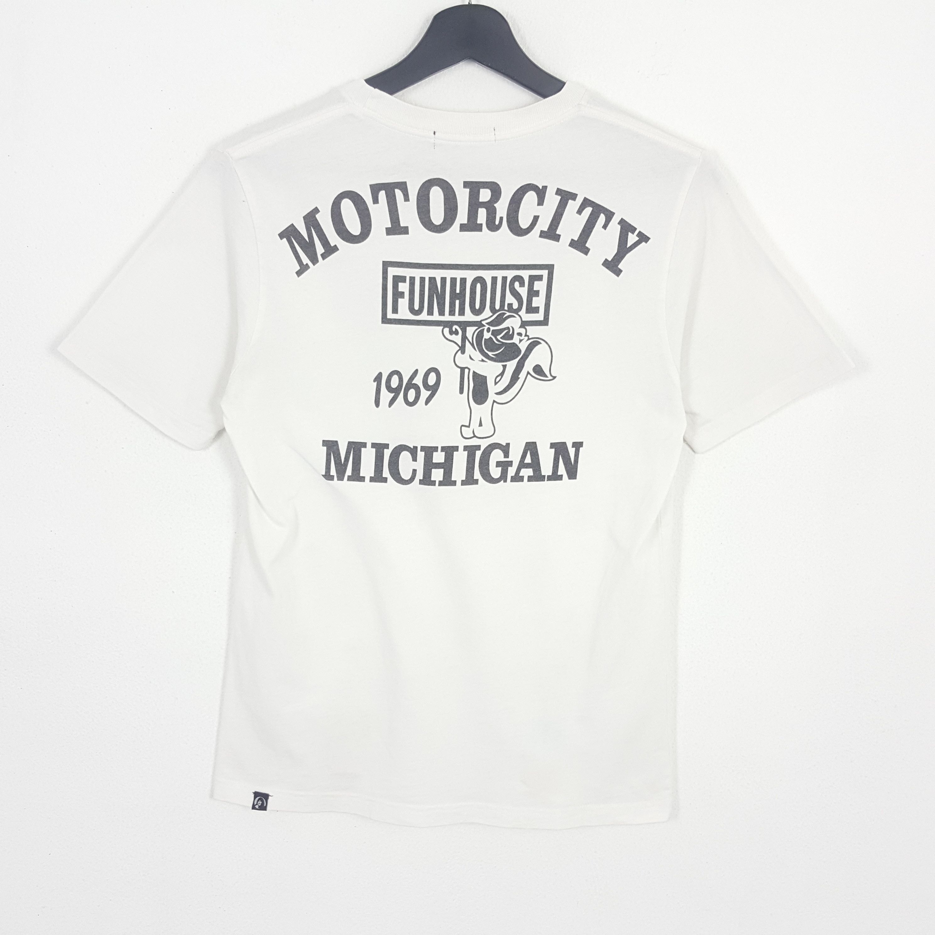 Hysteric Glamour × Japanese Brand × Vintage Hysteric Glamour MOTORCITY MINCHIGAN Japanese Tshirt dp1 Size US S / EU 44-46 / 1 - 3 Thumbnail