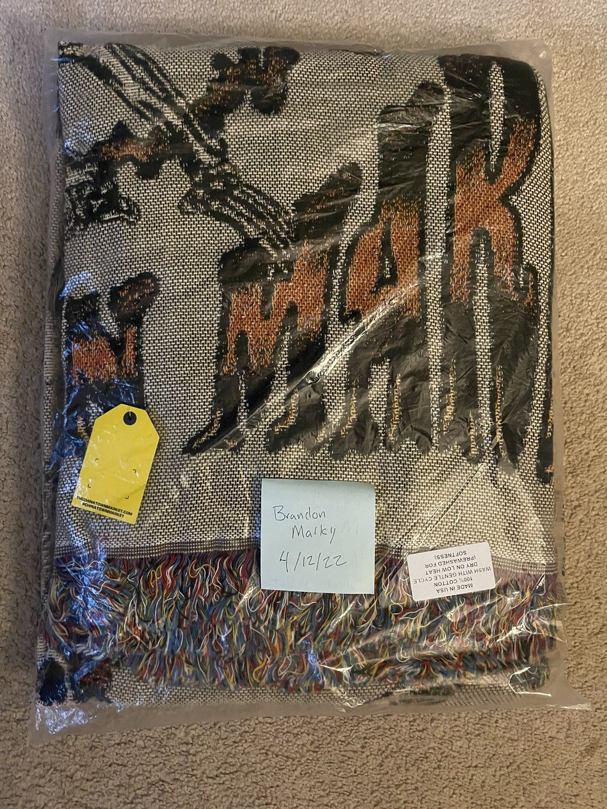 Grateful Dead × Market Chinatown Market x Grateful Dead Carnival Blanket. Rare. DS Size ONE SIZE - 1 Thumbnail