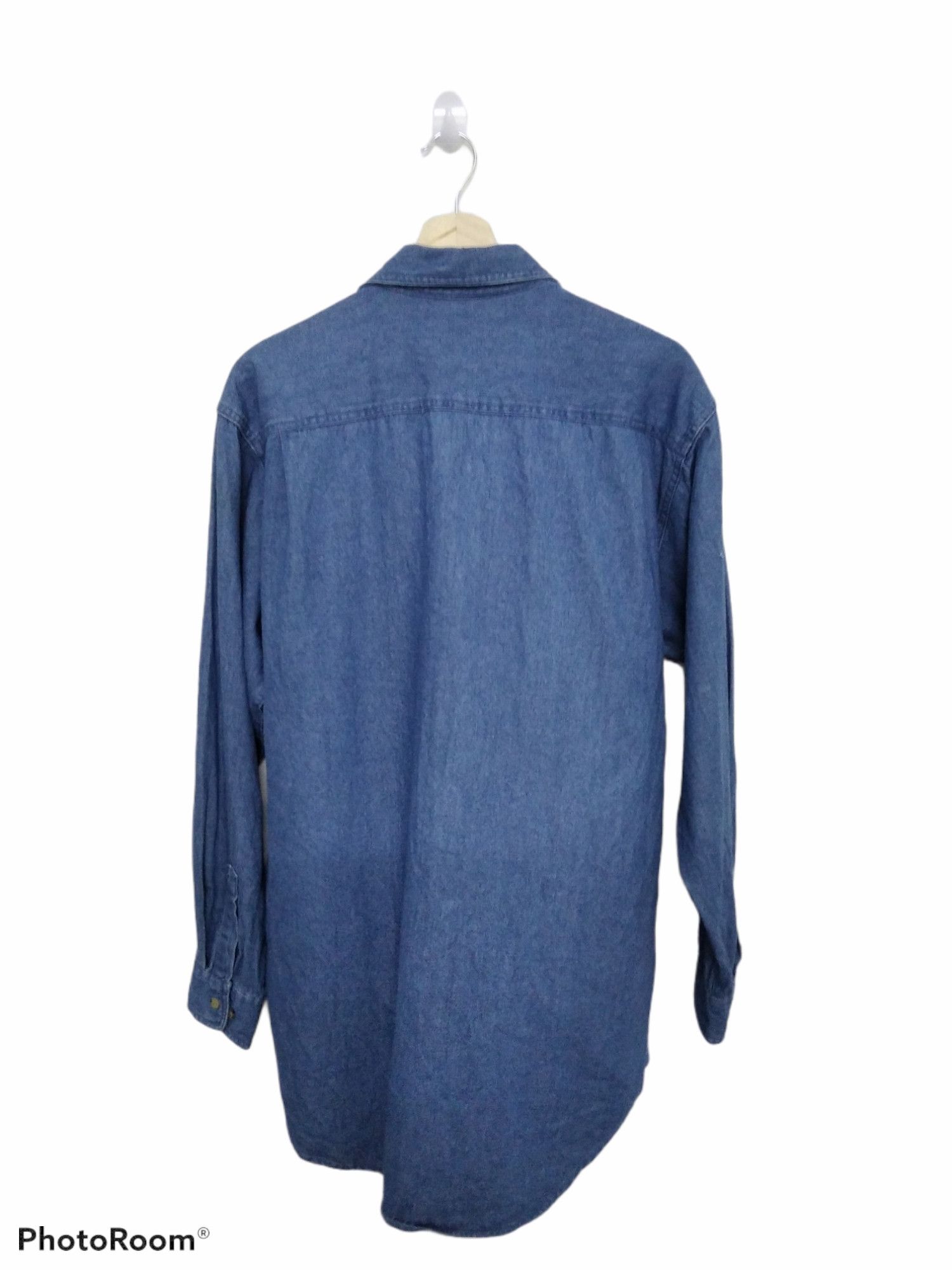 Valentino × Vintage Vintage Valentino Stella Denim Button Up Size US M / EU 48-50 / 2 - 2 Thumbnail