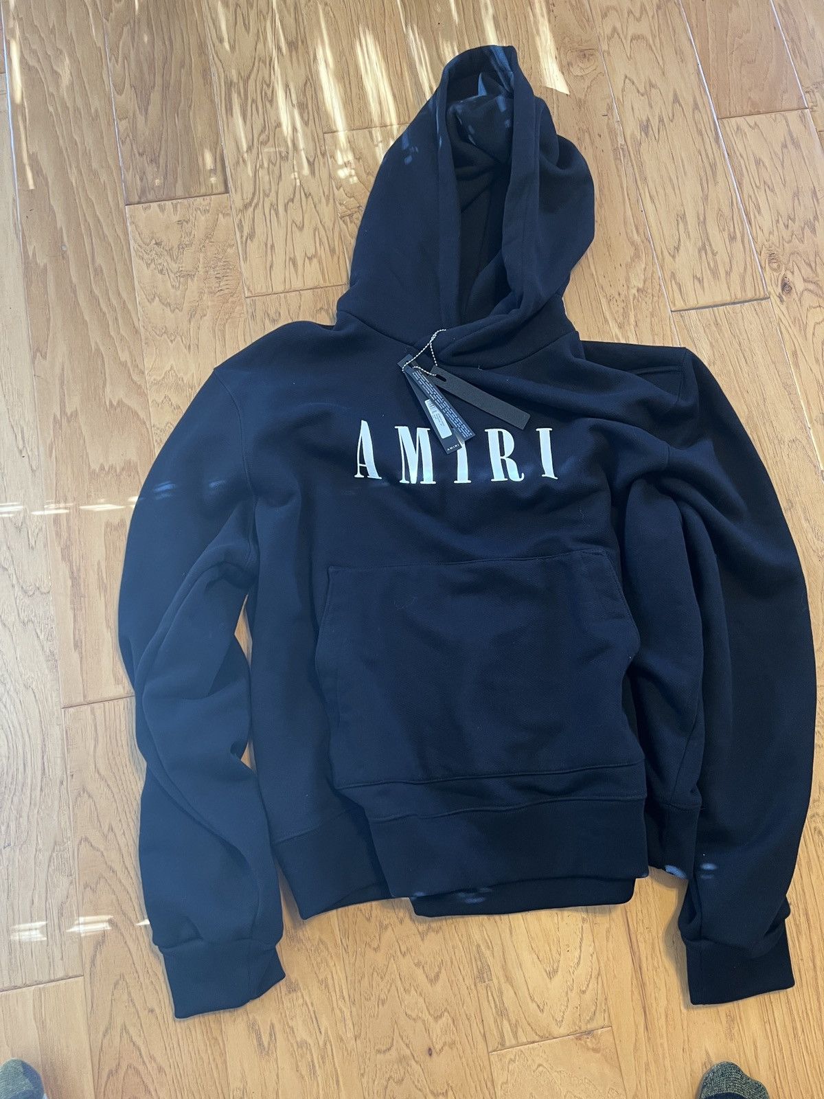 image of Amiri Oversized Hoodie in Black, Men's (Size Large)