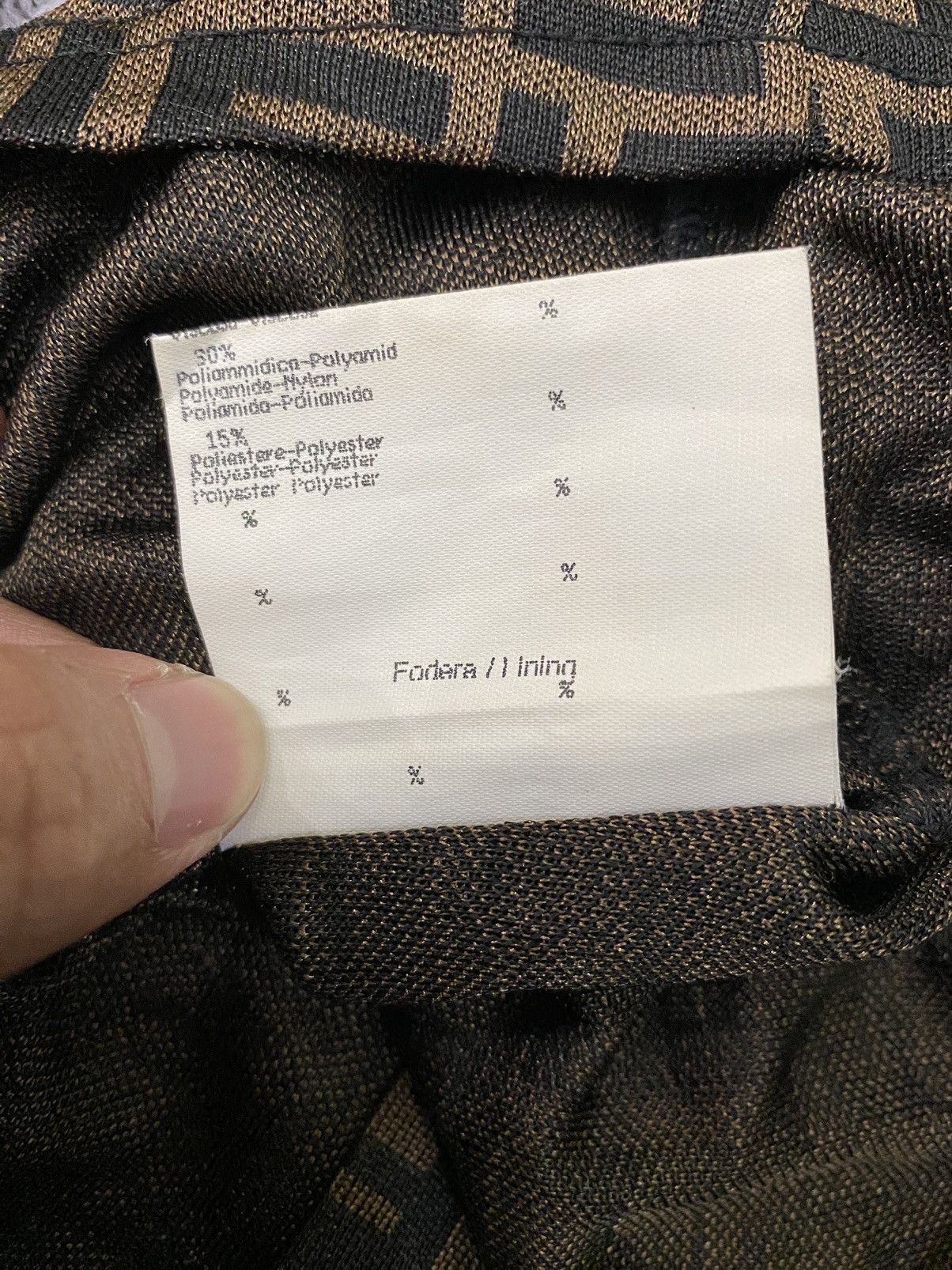 Fendi Vintage Fendi Zucca Monogram Shirt Size M / US 6-8 / IT 42-44 - 10 Thumbnail