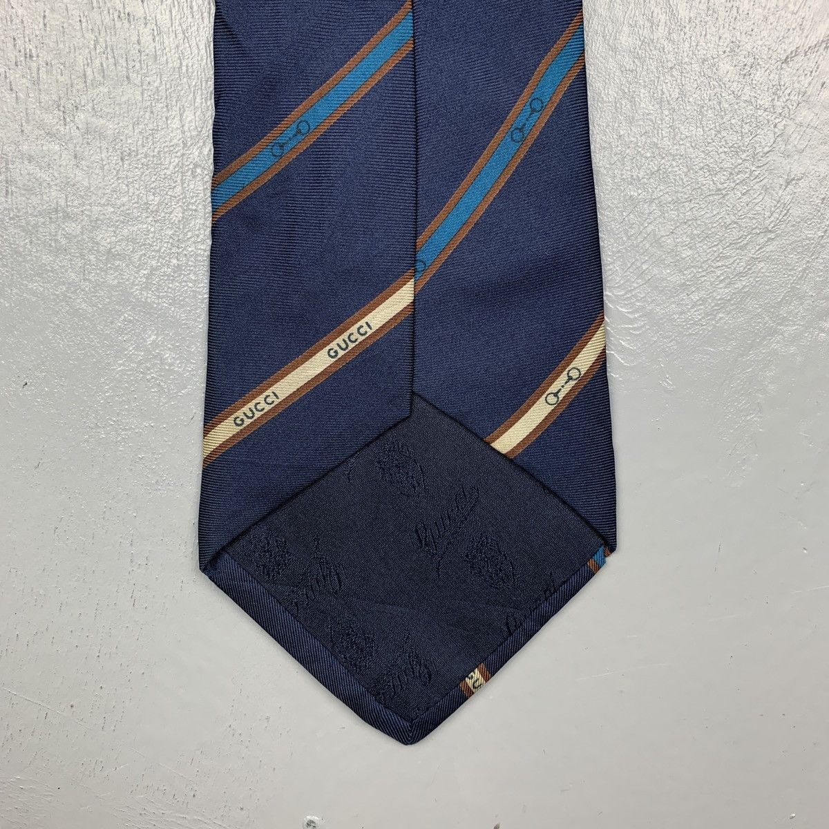 Gucci Gucci Vintage Necktie / Tie Size ONE SIZE - 5 Thumbnail