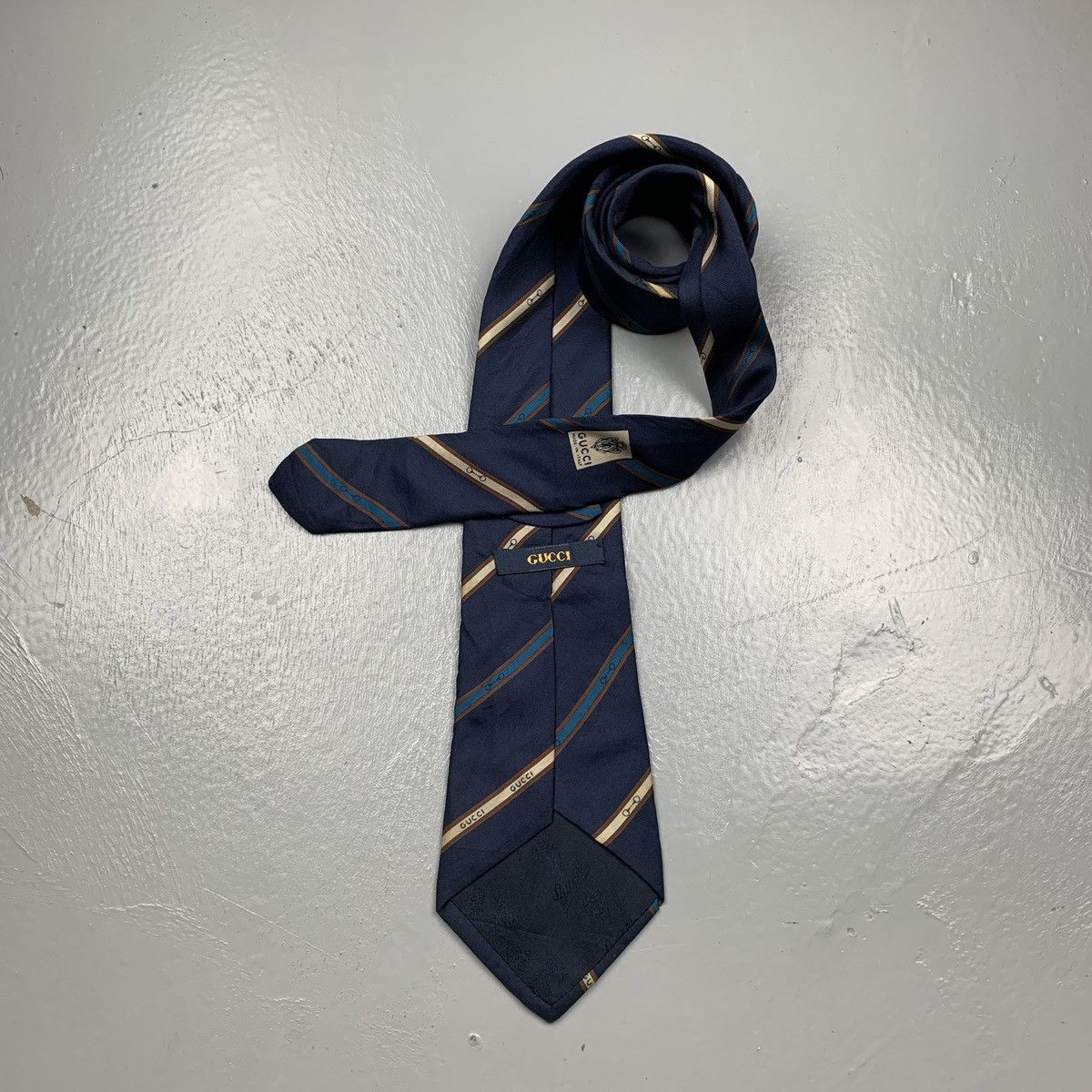 Gucci Gucci Vintage Necktie / Tie Size ONE SIZE - 9 Thumbnail