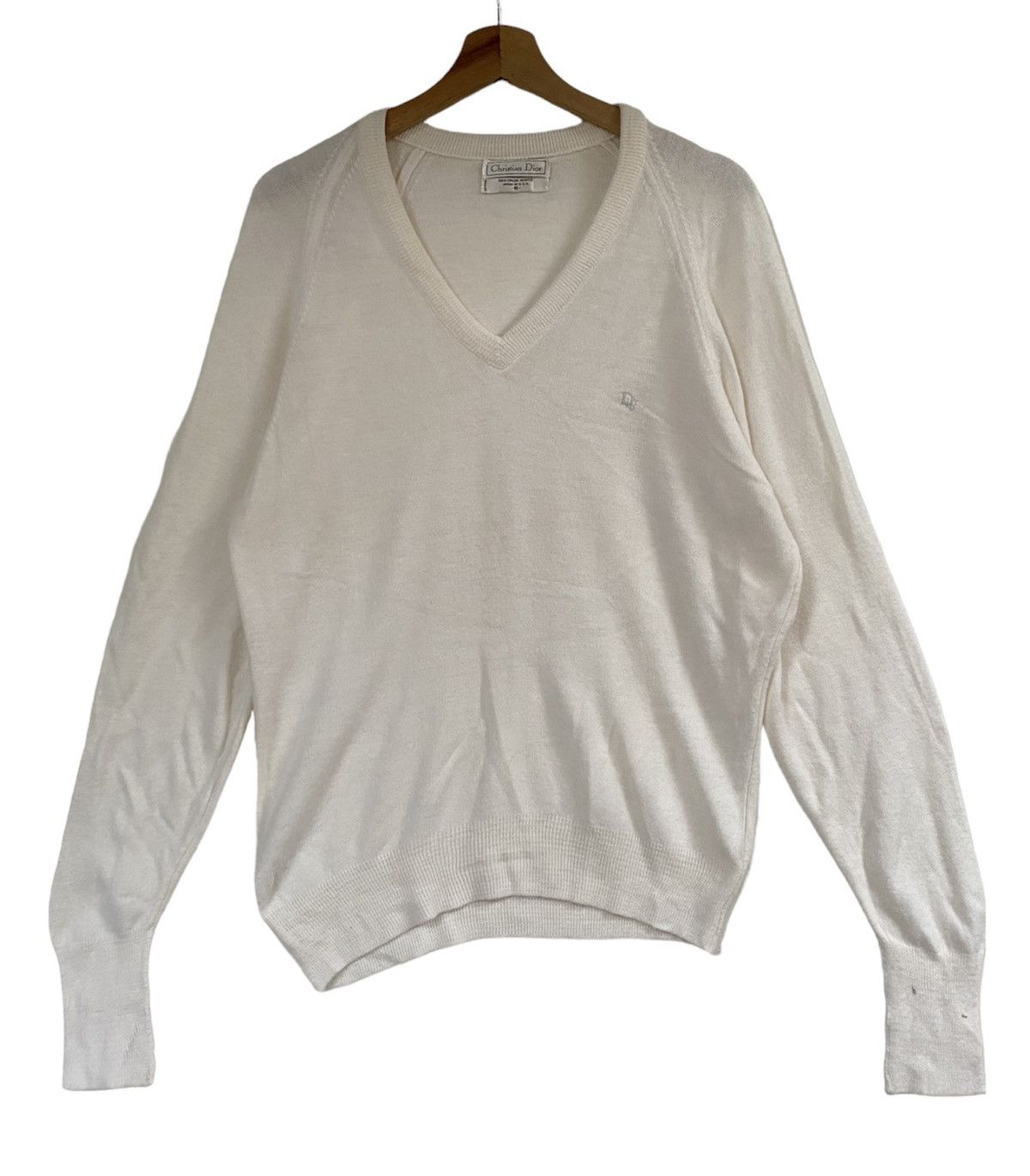 Christian Dior Monsieur Vintage Dior V Neck Sweatshirt usa Size S / US 4 / IT 40 - 1 Thumbnail