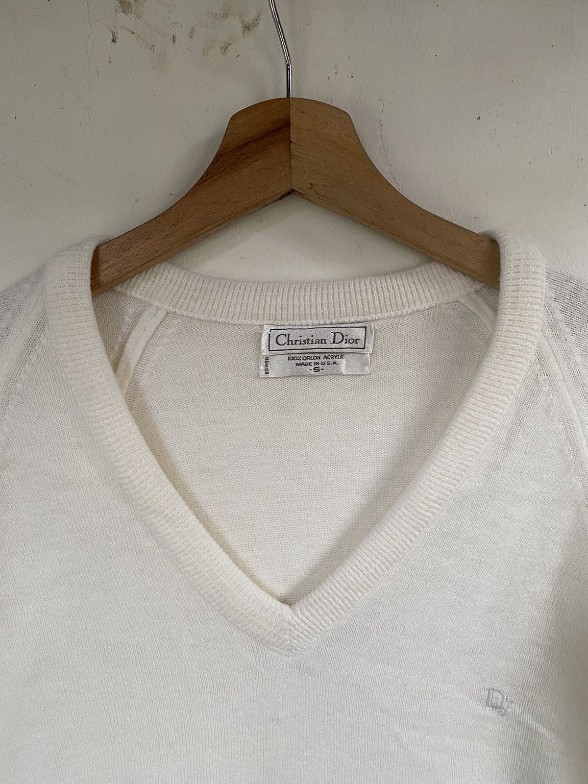Christian Dior Monsieur Vintage Dior V Neck Sweatshirt usa Size S / US 4 / IT 40 - 3 Thumbnail