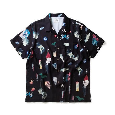 FUCT FUCT BEAUTY & VIOLENCE S/S II ALOHA BUTTON UP BLACK XL Size US XL / EU 56 / 4 - 7 Thumbnail
