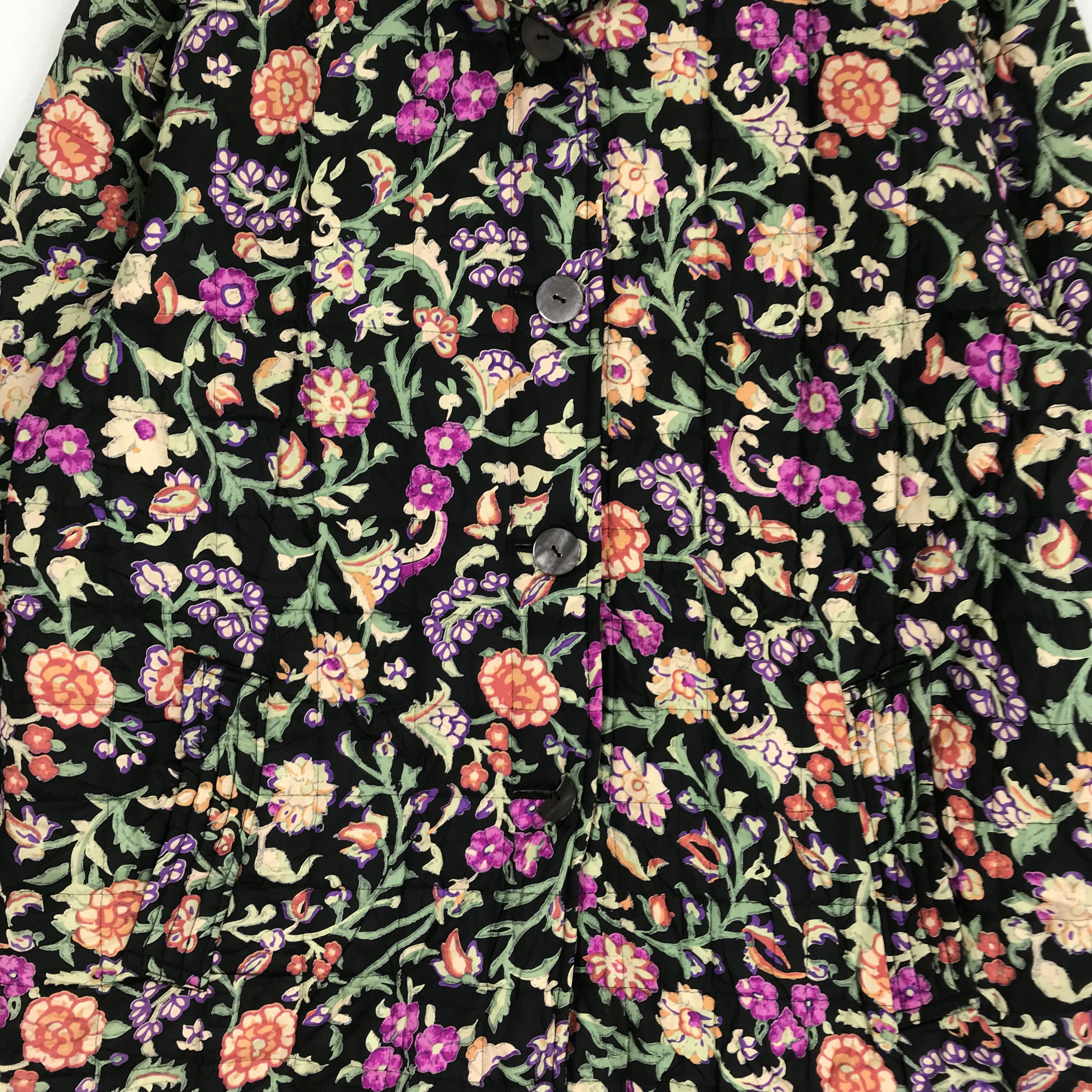 Arts & Science Vintage Pop Art Pattern Flowers Colourful Hippies Jacket Size US L / EU 52-54 / 3 - 4 Thumbnail