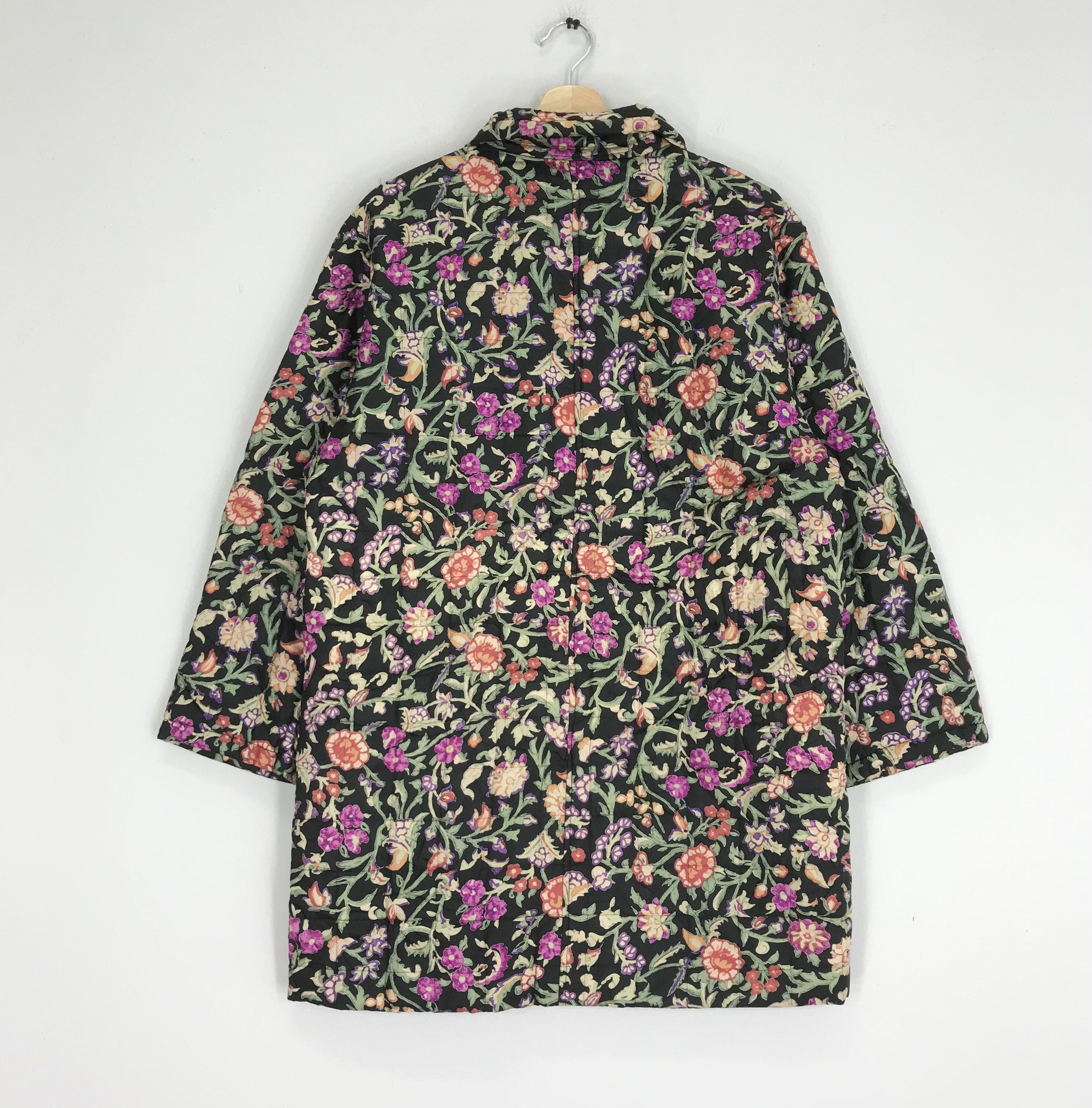 Arts & Science Vintage Pop Art Pattern Flowers Colourful Hippies Jacket Size US L / EU 52-54 / 3 - 2 Thumbnail