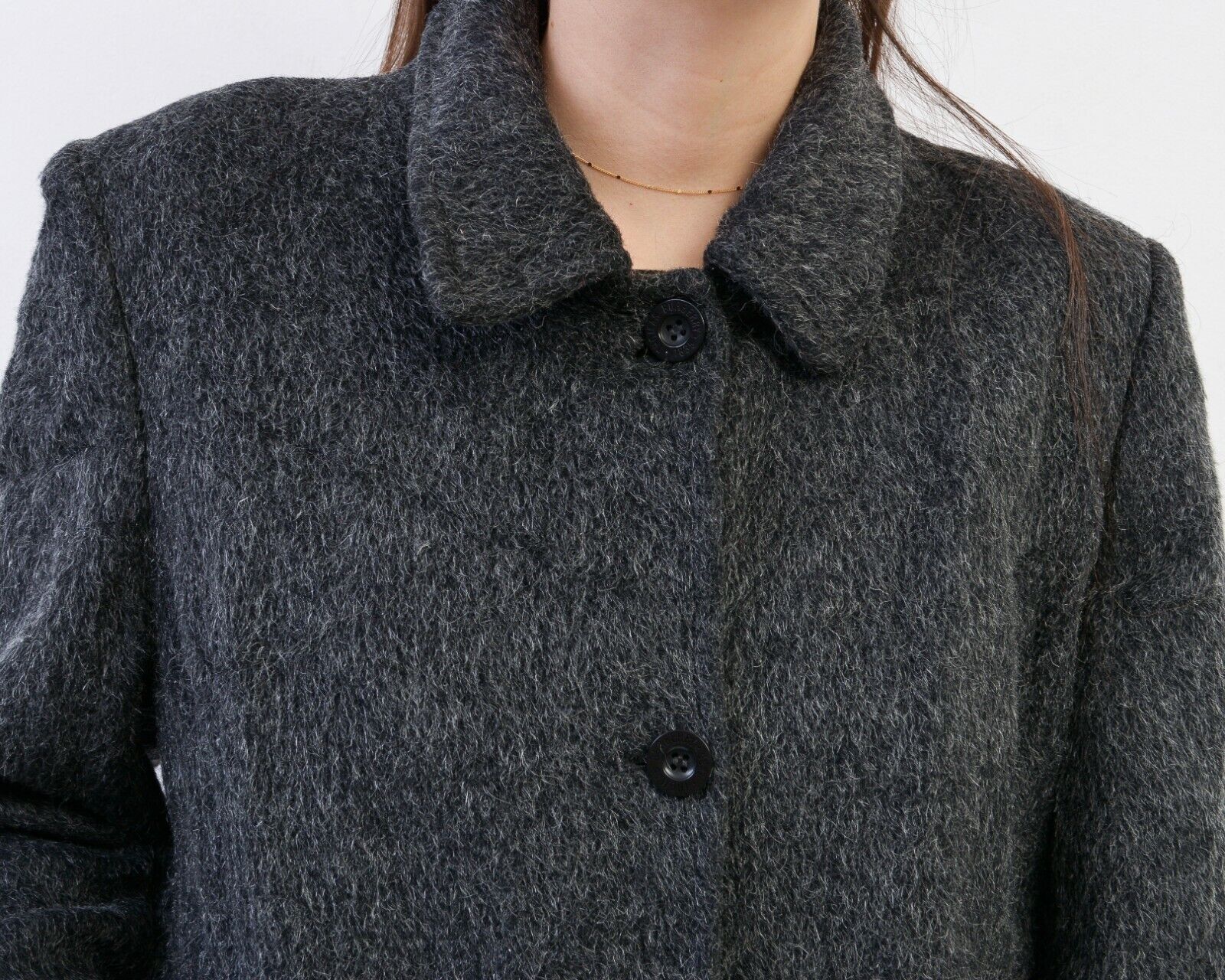 Burberry × Vintage Thomas Burberry Mohair Overcoat Coat Warm Jacket Buttons Size M / US 6-8 / IT 42-44 - 5 Thumbnail