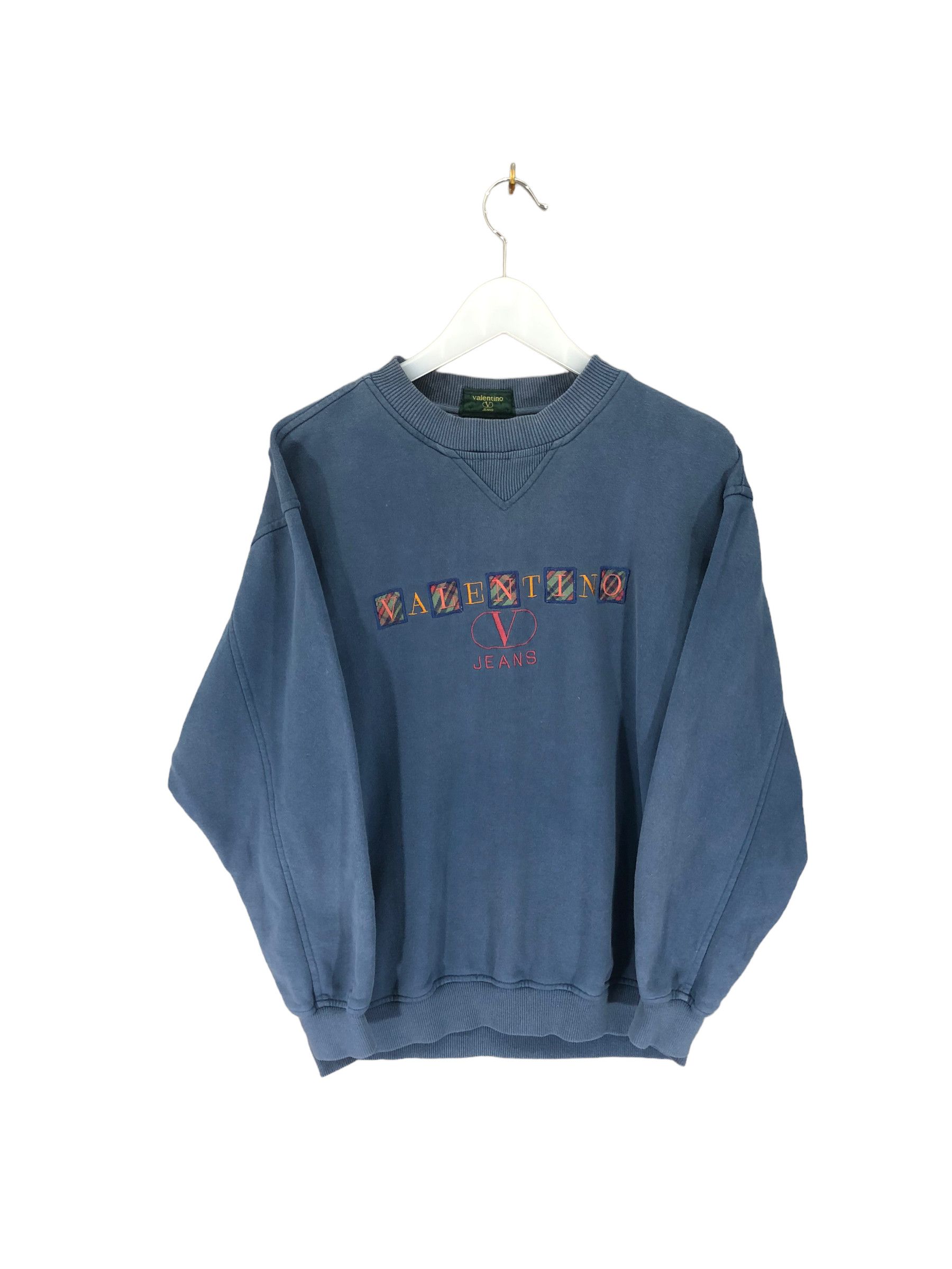 image of Italian Designers Valentino Authentic Sweatshirt Spell Out Medium 230 in Color, Men's