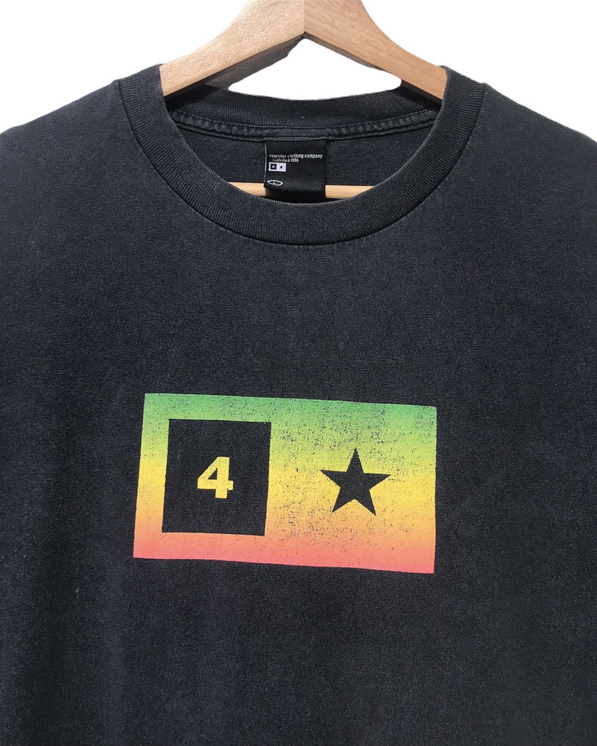 Fourstar × Vintage Vintage Faded Thrash Fourstar Skateboard T shirt Size US L / EU 52-54 / 3 - 3 Thumbnail