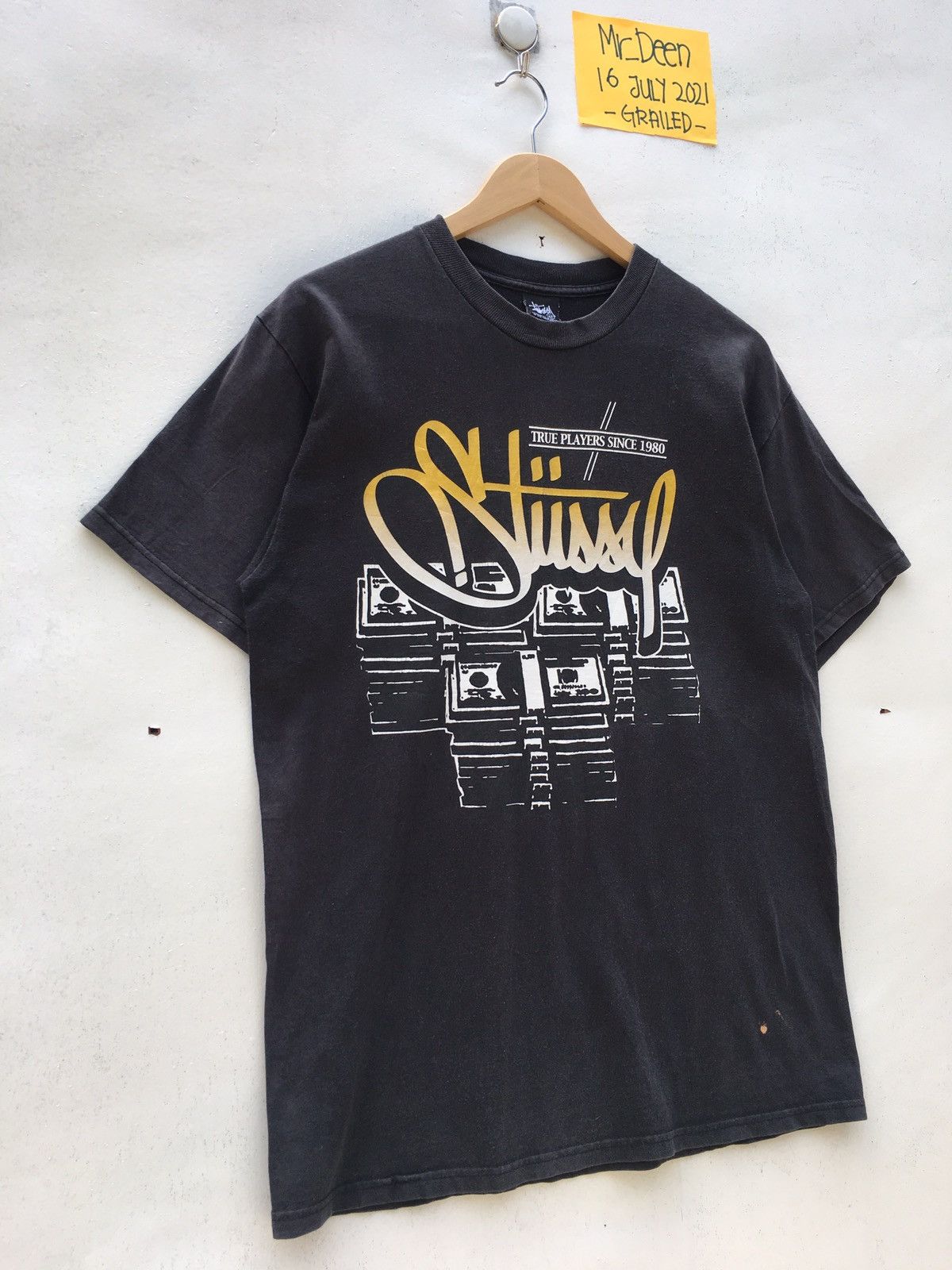 Stussy Vintage Stussy Spellout True Players Since 1980 Tshirt Size US M / EU 48-50 / 2 - 3 Thumbnail