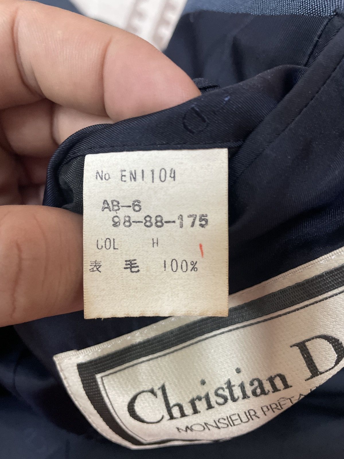 Christian Dior Monsieur CHRISTIAN DIOR BLAZER Size 40L - 9 Thumbnail
