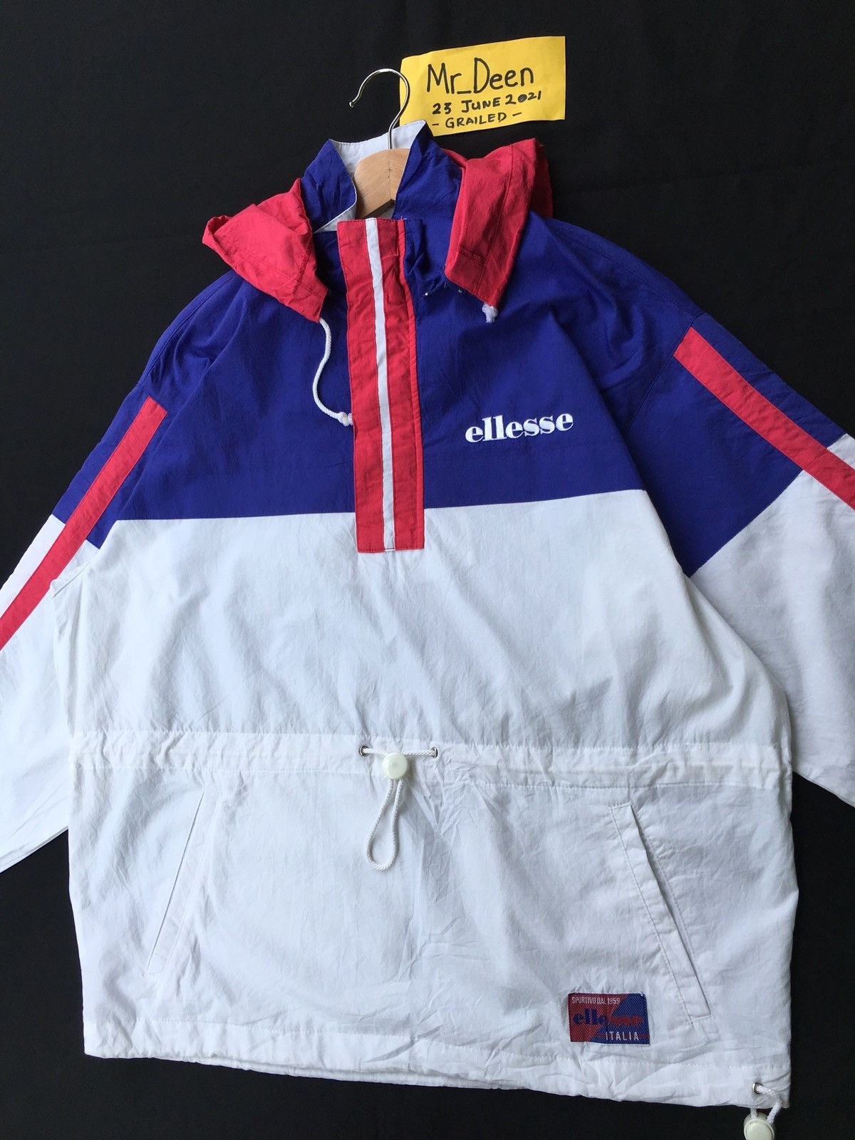 Ellesse Vintage ELLESSE Spellout Zip Up Windbreaker/Raincoat Jacket Size US M / EU 48-50 / 2 - 4 Thumbnail