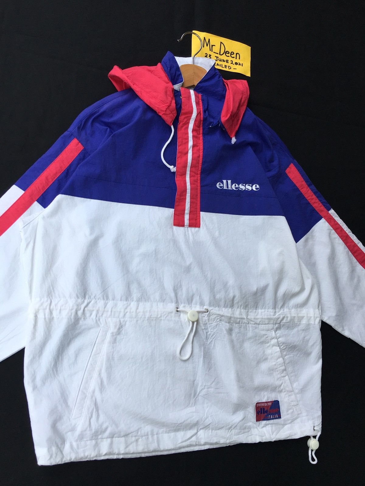 Ellesse Vintage ELLESSE Spellout Zip Up Windbreaker/Raincoat Jacket Size US M / EU 48-50 / 2 - 3 Thumbnail