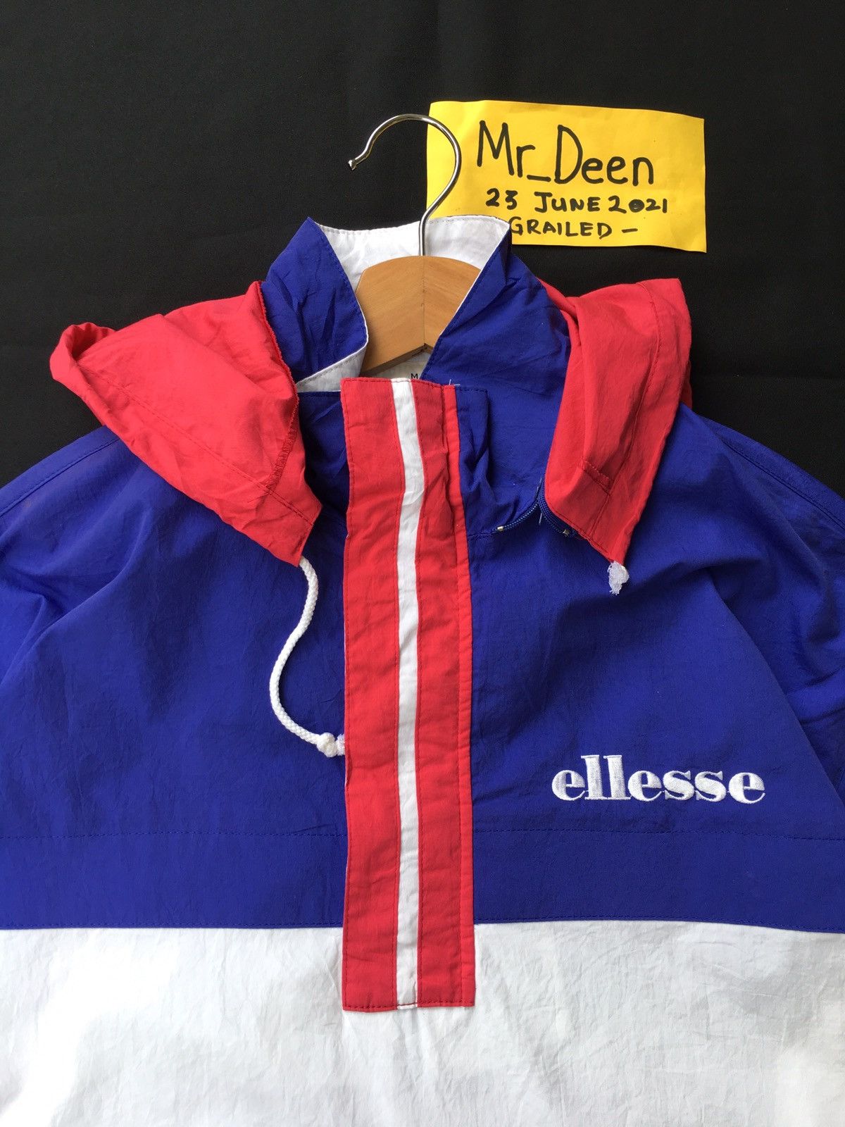 Ellesse Vintage ELLESSE Spellout Zip Up Windbreaker/Raincoat Jacket Size US M / EU 48-50 / 2 - 6 Thumbnail