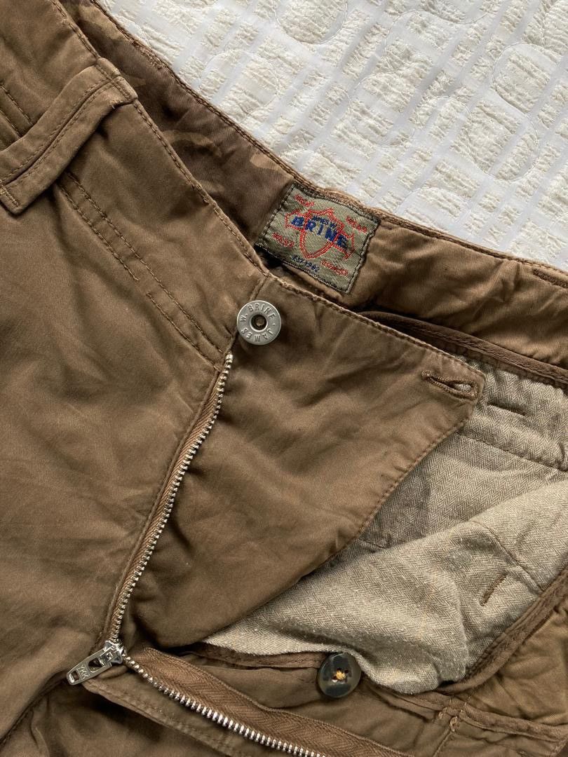Other Khakis Cargo Pant By James W Brine ( Italian Designer ) Size US 32 / EU 48 - 6 Thumbnail