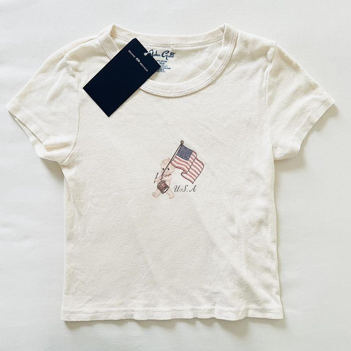 Brandy Melville Brandy Melville/John Galt Angel Baby Cherub USA Flag