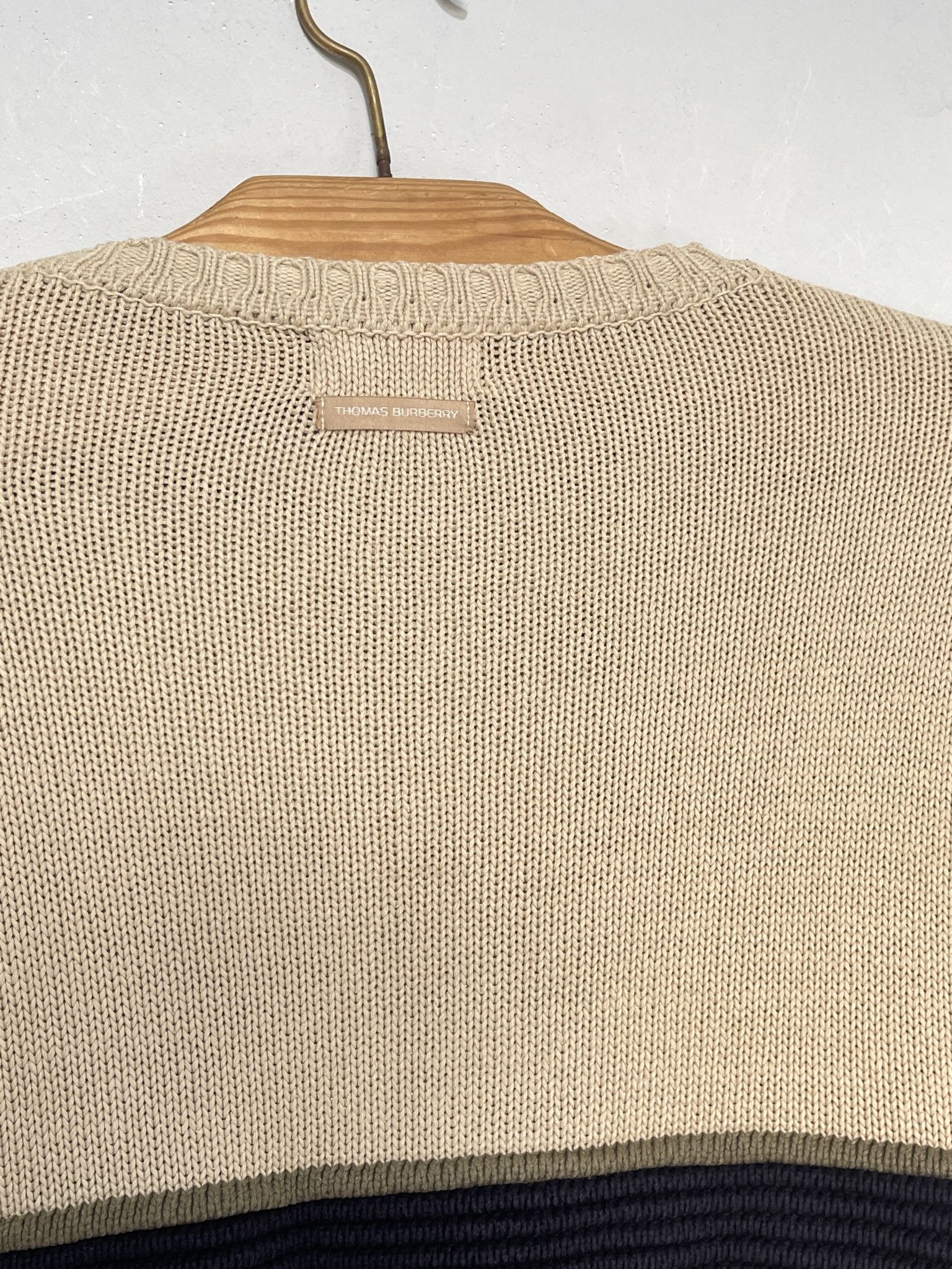 Burberry 🔥 heavy sweater vintage 90s Burberry size xl Size US XL / EU 56 / 4 - 9 Thumbnail