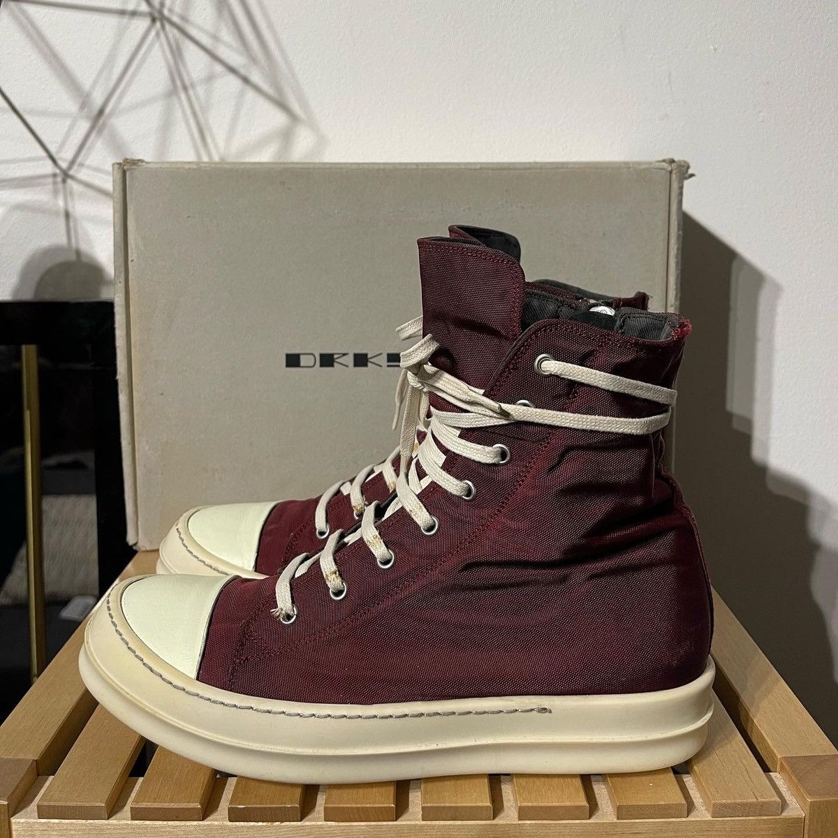 Rick Owens Rick Owens 2014 Drkshdw Blood Ramones High | Grailed