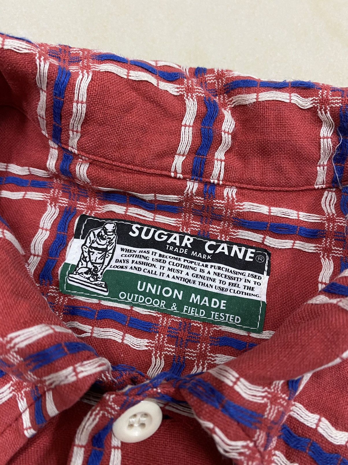 Sugar Cane × Toyo Enterprises × Vintage Vintage Sugar Cane Woven Shirt Size US M / EU 48-50 / 2 - 8 Thumbnail