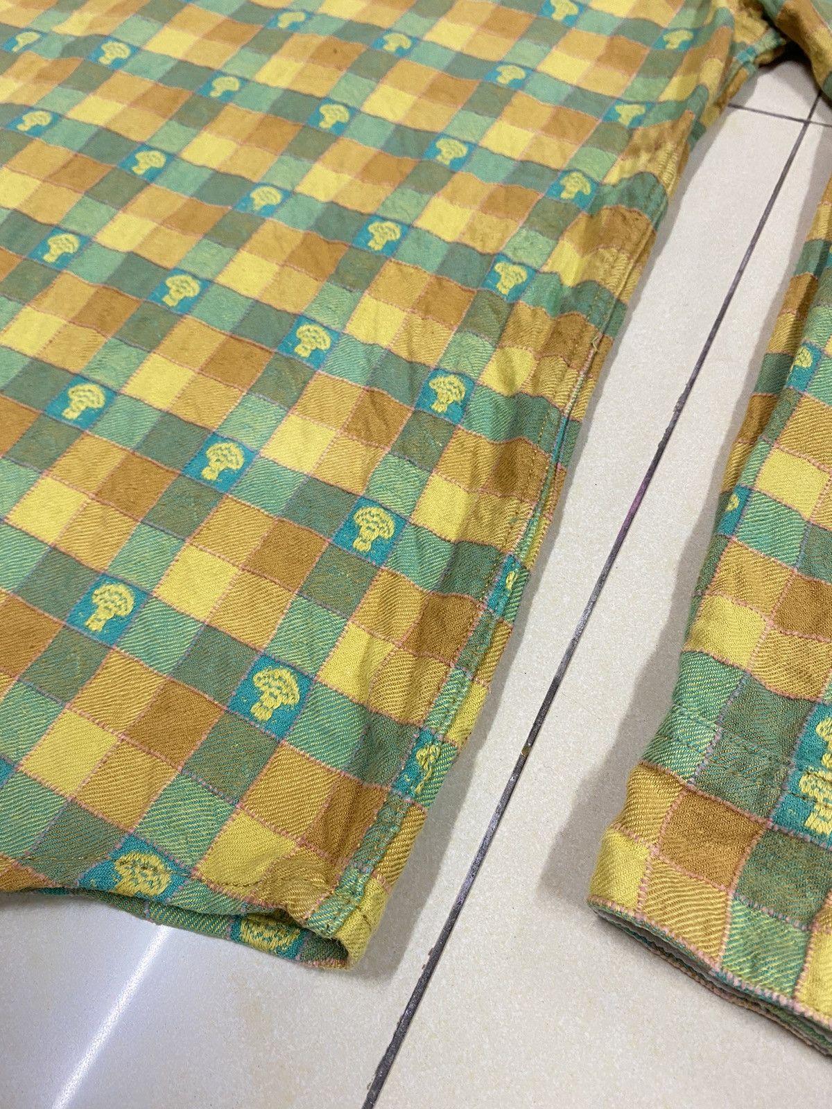 Issey Miyake × Japanese Brand × Ne-Net Issey Miyake Ne-Net Woven Flannel Shirt Size US M / EU 48-50 / 2 - 8 Thumbnail