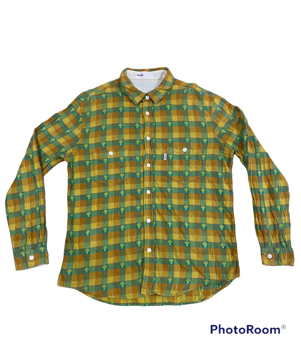 Issey Miyake × Japanese Brand × Ne-Net Issey Miyake Ne-Net Woven Flannel Shirt Size US M / EU 48-50 / 2 - 1 Thumbnail