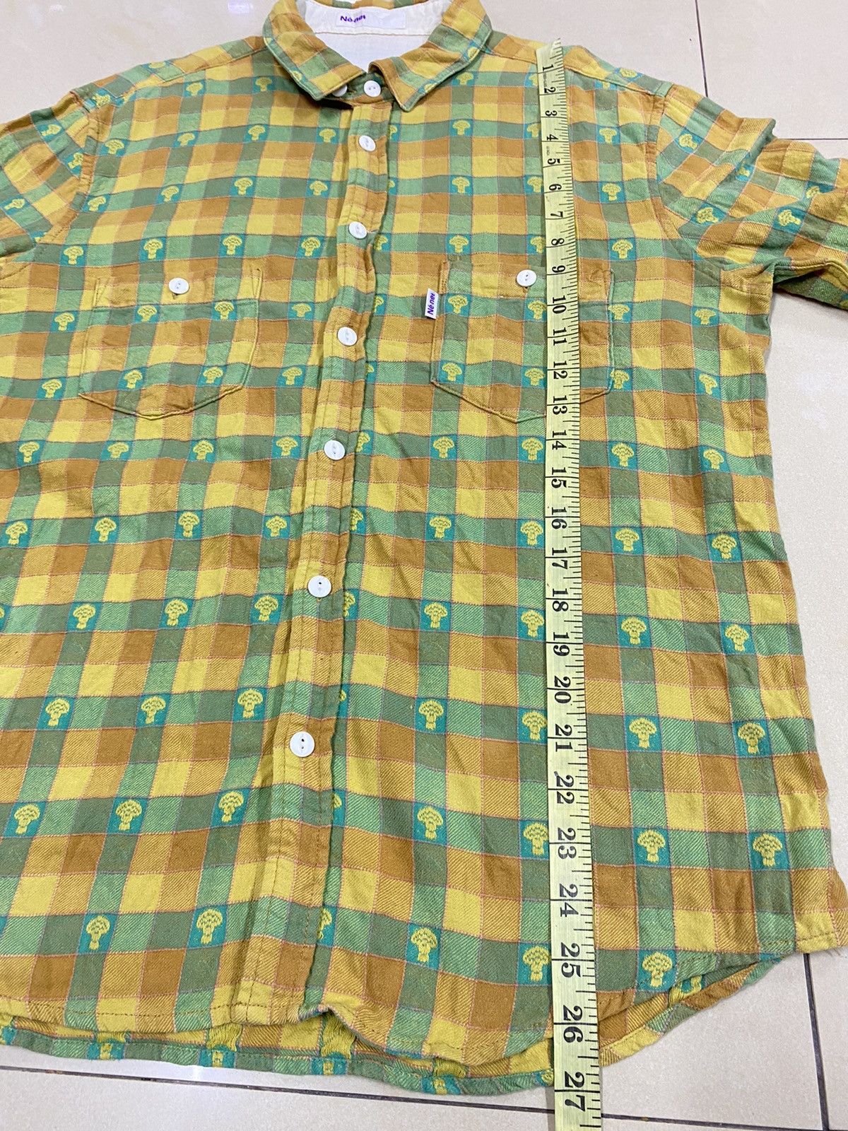 Issey Miyake × Japanese Brand × Ne-Net Issey Miyake Ne-Net Woven Flannel Shirt Size US M / EU 48-50 / 2 - 13 Thumbnail