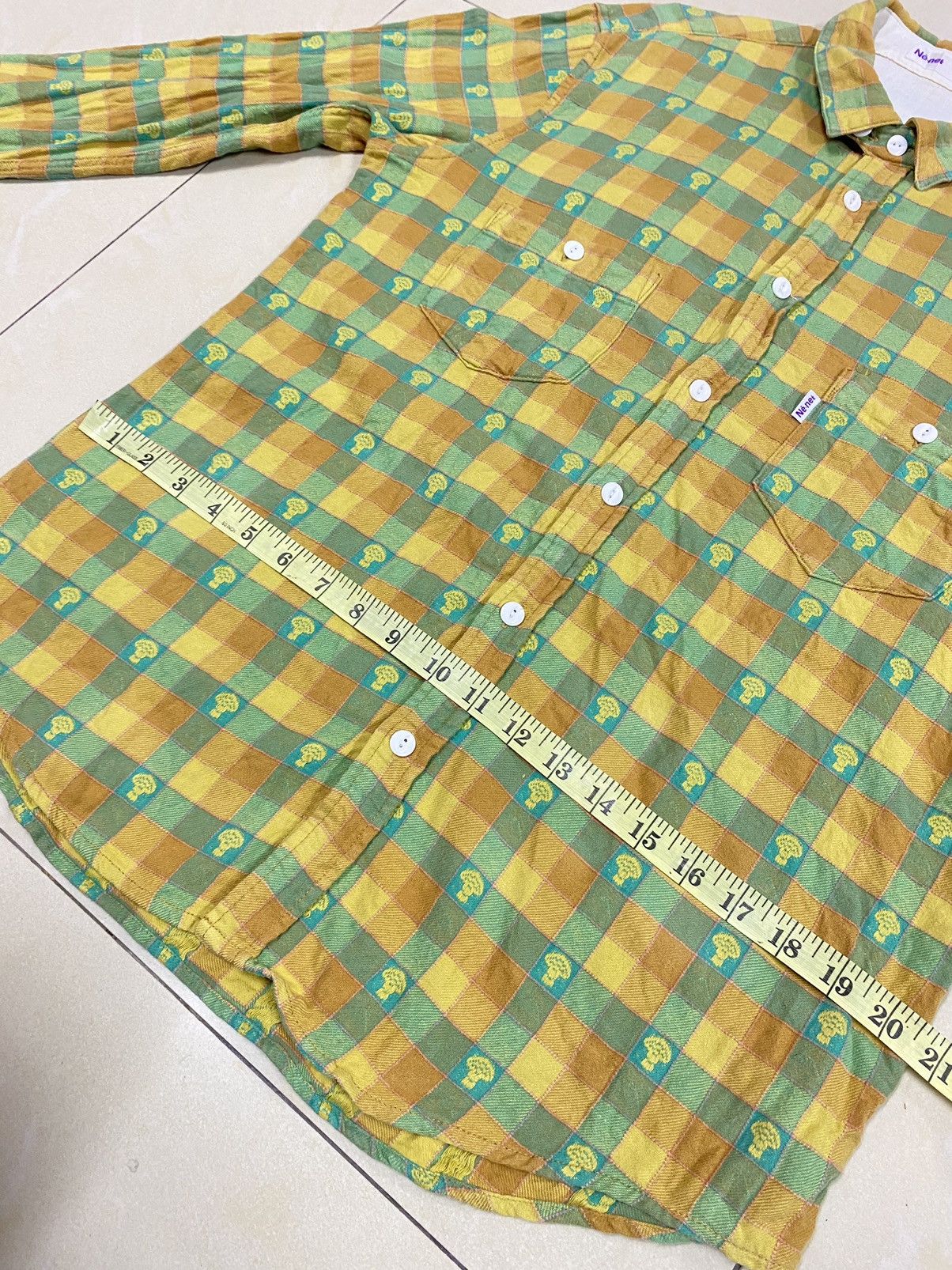 Issey Miyake × Japanese Brand × Ne-Net Issey Miyake Ne-Net Woven Flannel Shirt Size US M / EU 48-50 / 2 - 15 Thumbnail
