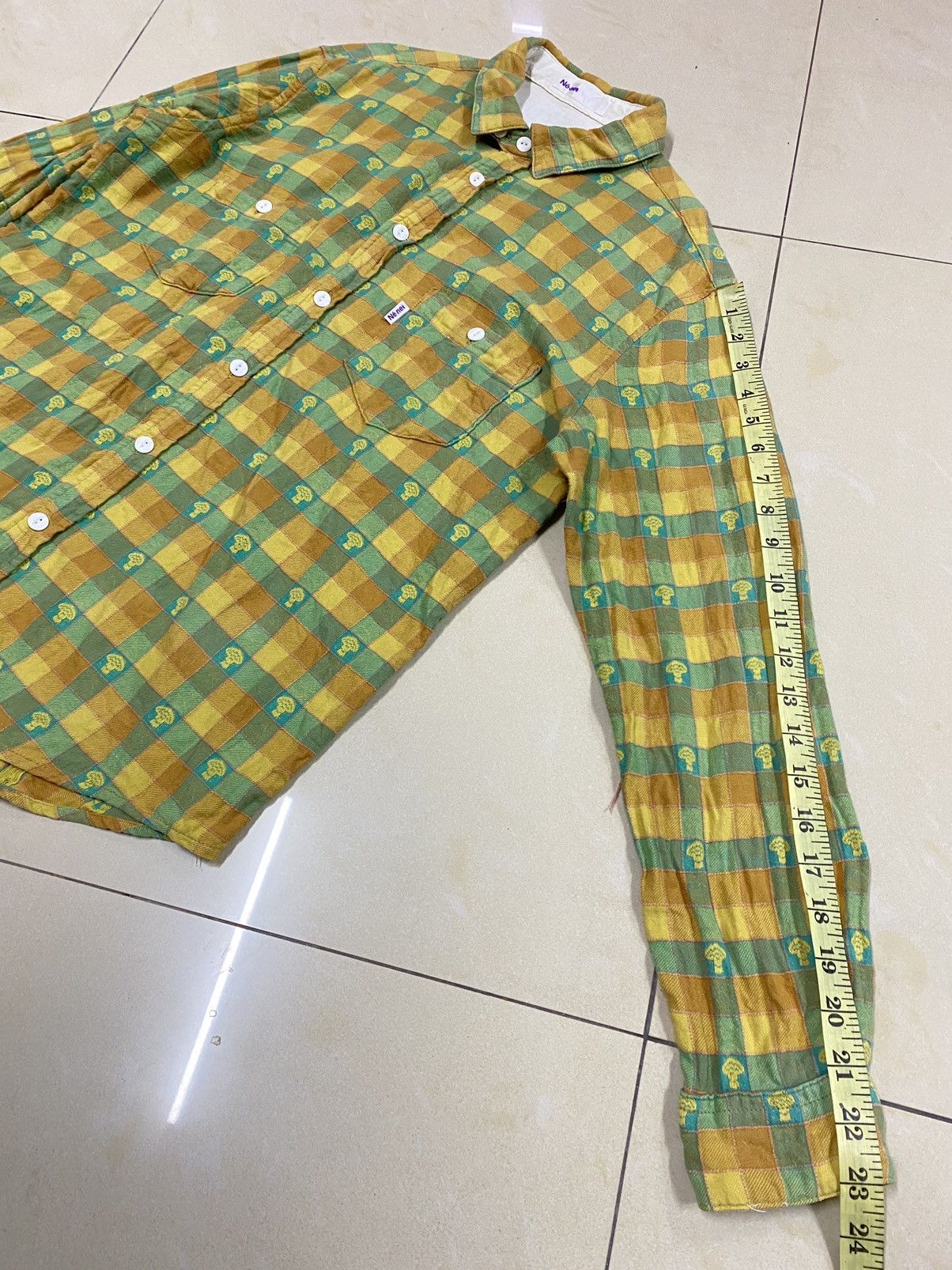 Issey Miyake × Japanese Brand × Ne-Net Issey Miyake Ne-Net Woven Flannel Shirt Size US M / EU 48-50 / 2 - 16 Thumbnail