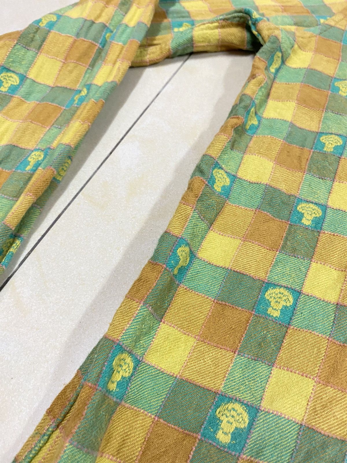 Issey Miyake × Japanese Brand × Ne-Net Issey Miyake Ne-Net Woven Flannel Shirt Size US M / EU 48-50 / 2 - 7 Thumbnail