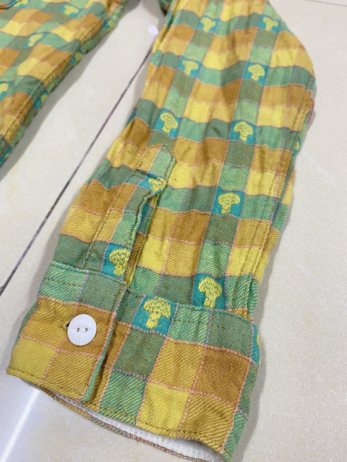 Issey Miyake × Japanese Brand × Ne-Net Issey Miyake Ne-Net Woven Flannel Shirt Size US M / EU 48-50 / 2 - 6 Thumbnail
