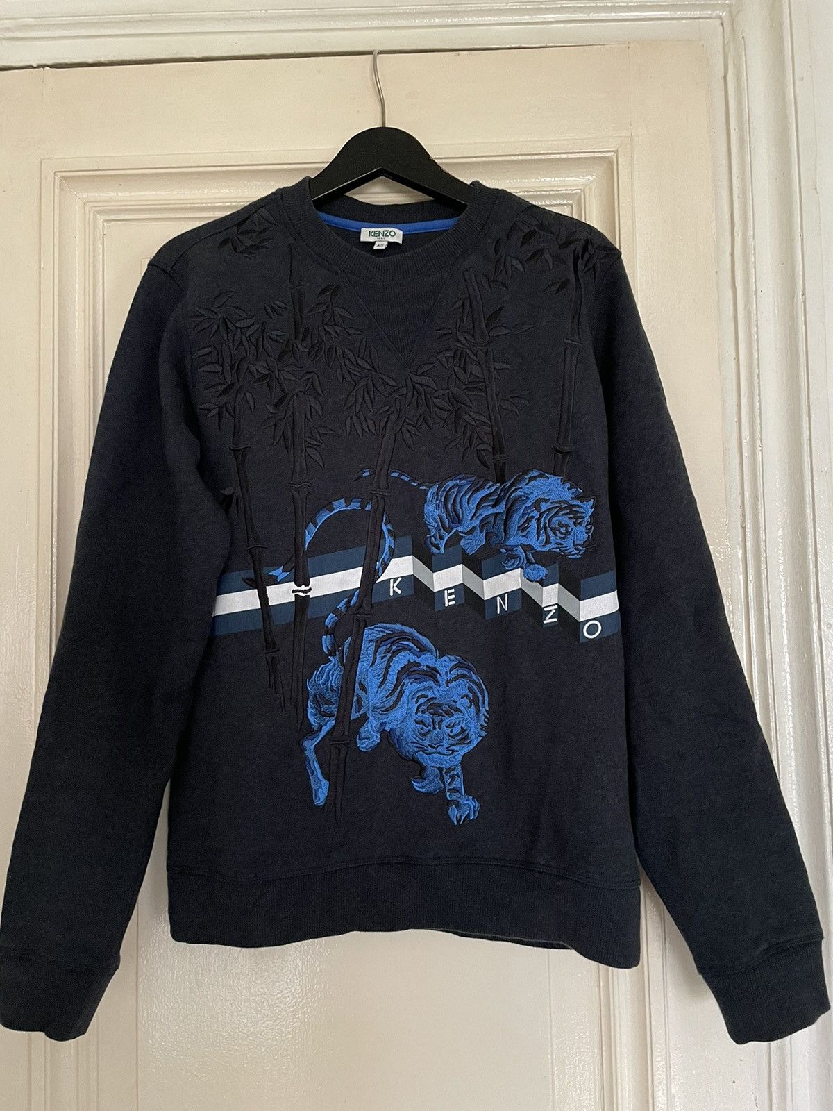 Kenzo Paris blue Tigers sweater