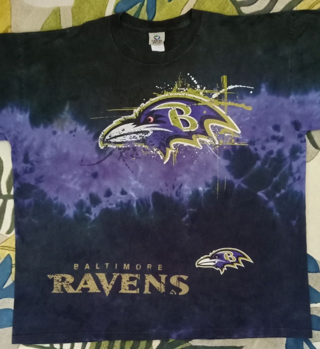 Liquid Blue Vintage 90s NFL Baltimore Ravens T-shirt Size US XXL / EU 58 / 5 - 3 Thumbnail