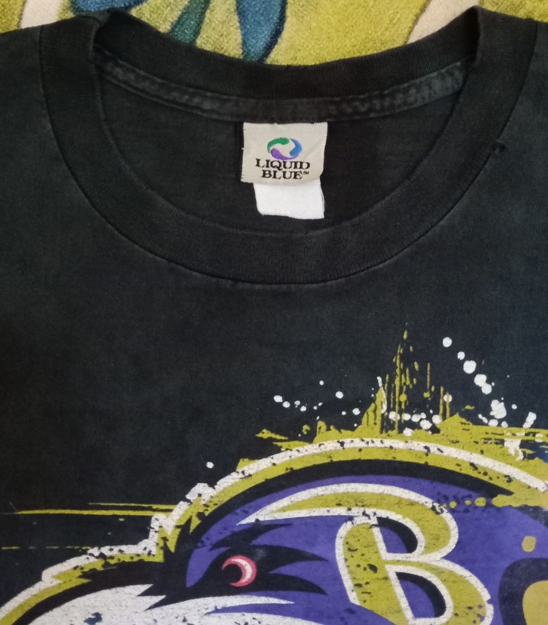 Liquid Blue Vintage 90s NFL Baltimore Ravens T-shirt Size US XXL / EU 58 / 5 - 7 Thumbnail