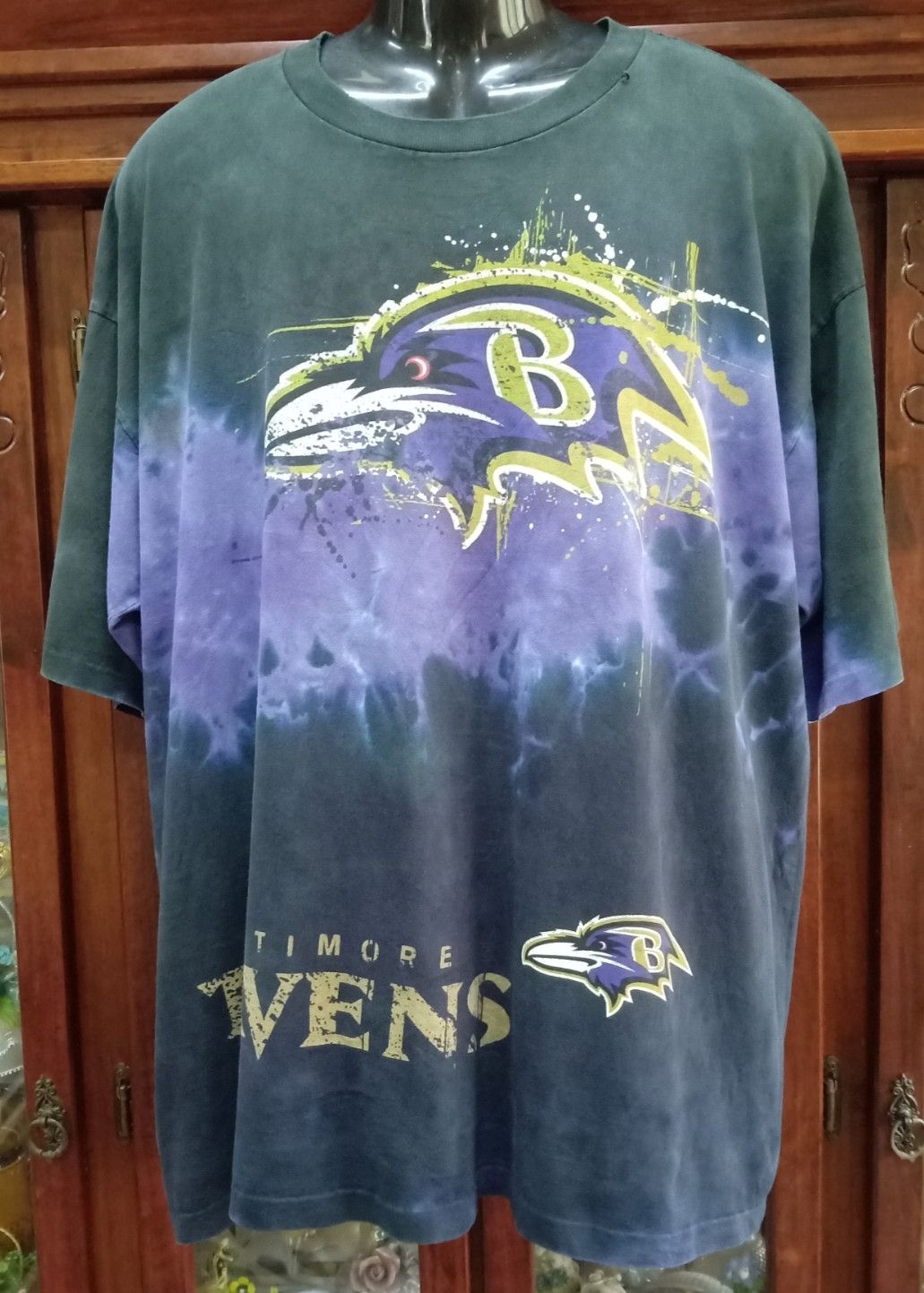 Liquid Blue Vintage 90s NFL Baltimore Ravens T-shirt Size US XXL / EU 58 / 5 - 1 Thumbnail