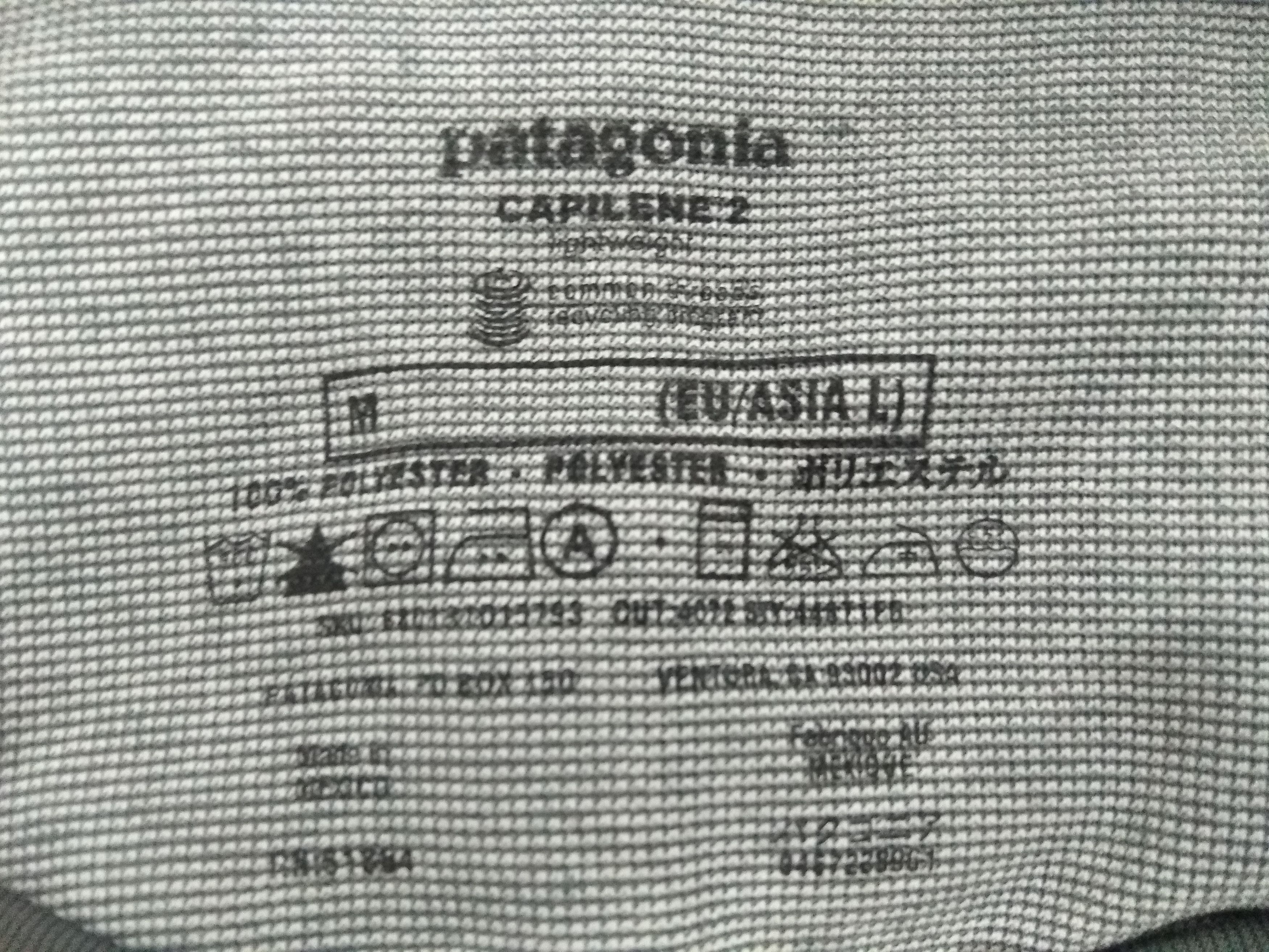 Patagonia × Vintage Vintage Patagonia Capilene 2 small logo tshirt Size US M / EU 48-50 / 2 - 3 Thumbnail