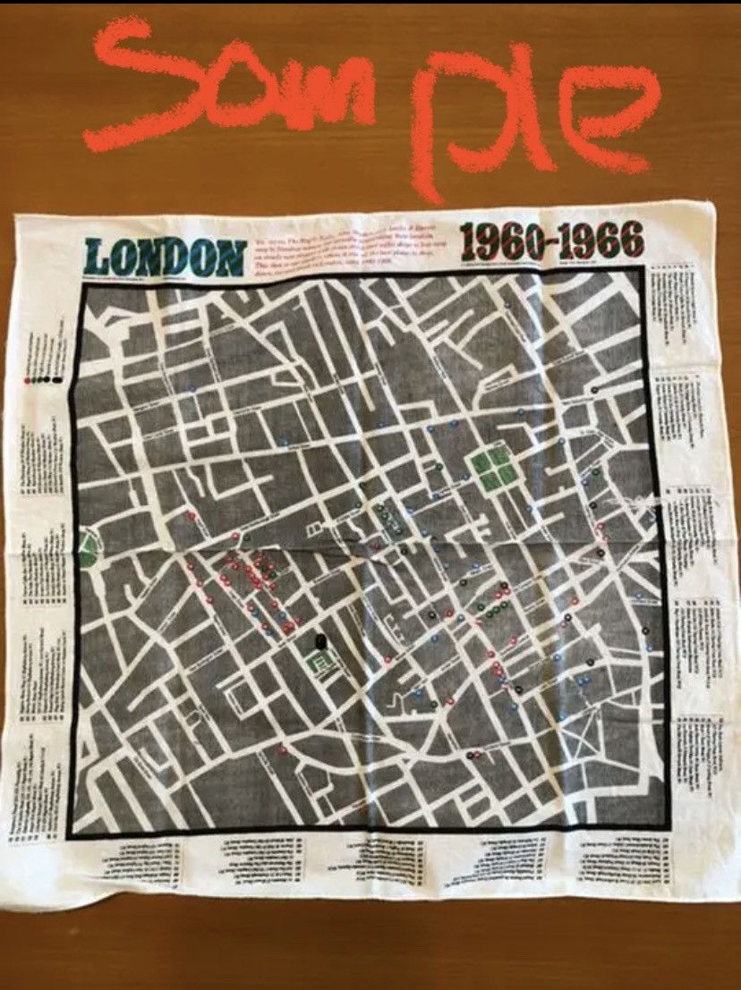 Bape Bape London Map Bandana Novelty Size ONE SIZE - 3 Thumbnail